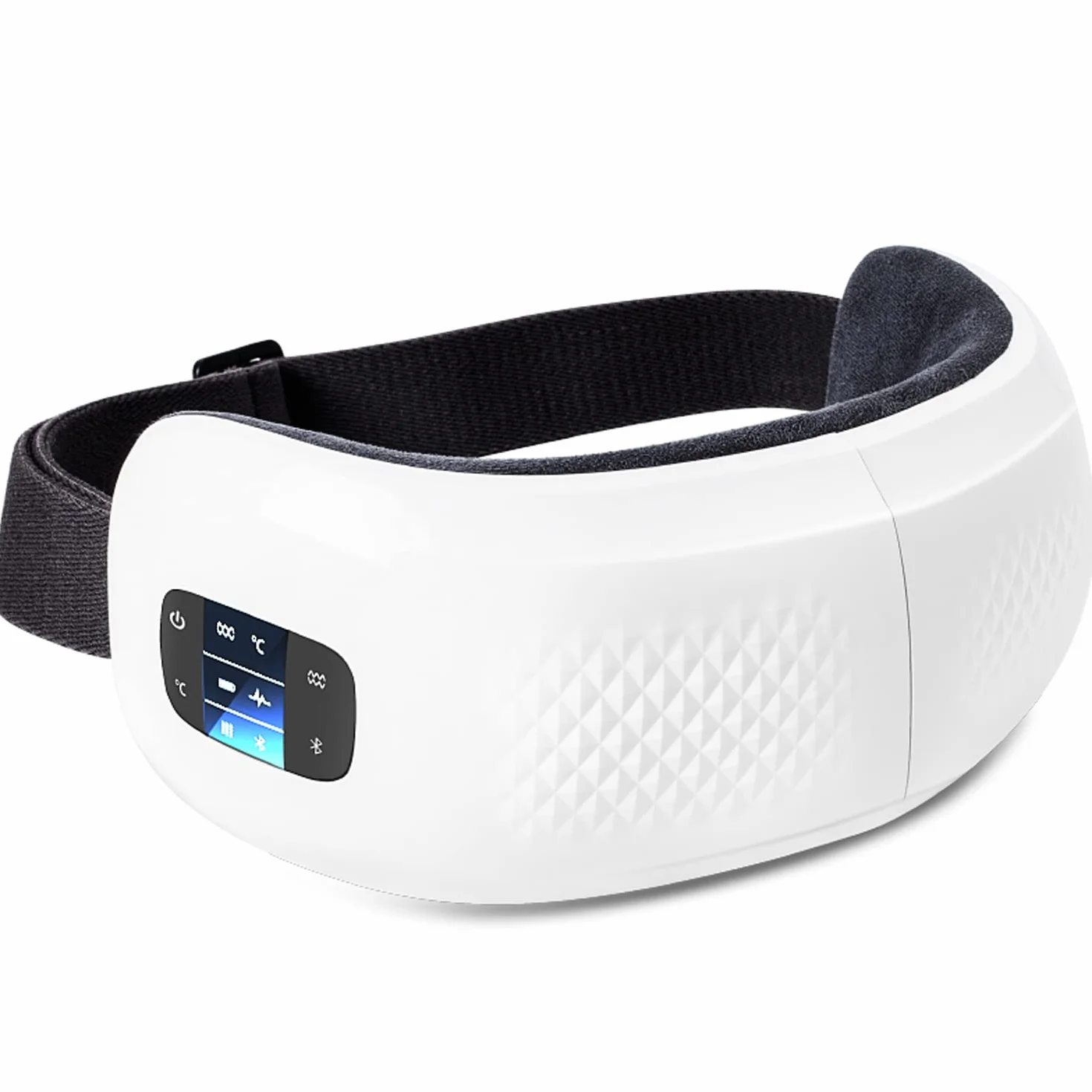 Inteligentna poduszka powietrzna Wibracja Oczu Masażer Gorąca Kompresja Muzyka Okulary Masażu Oczu Zmęczenie Pouch Zmarszczki Poprawiają sen