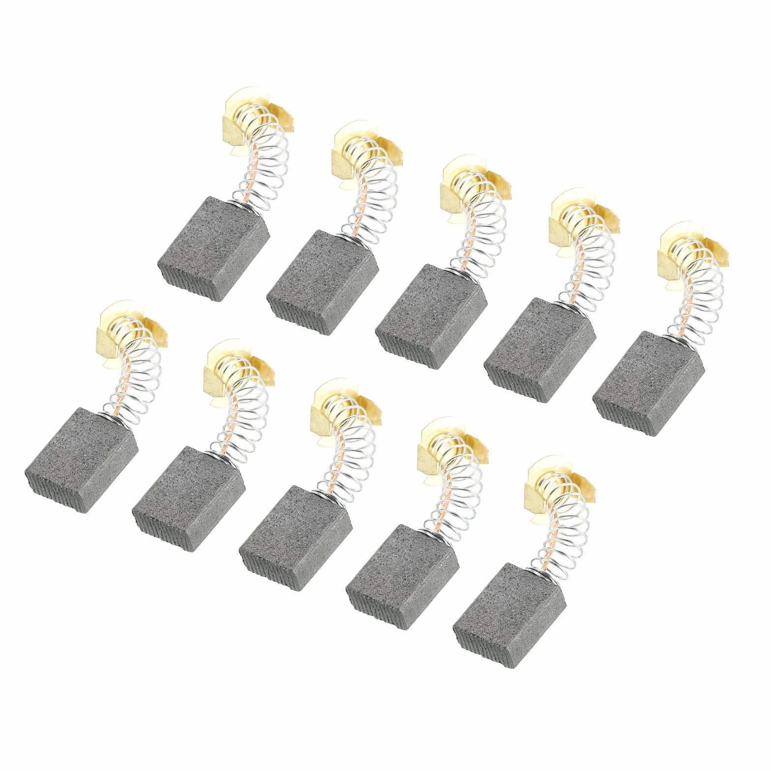 PATIKIL Szczotki węglowe 16 x 13 x 6 mm do silników elektrycznych elektronarzędzia szlifierka kątowa piła stołowa naprawa części zamiennych, 10 sztuk