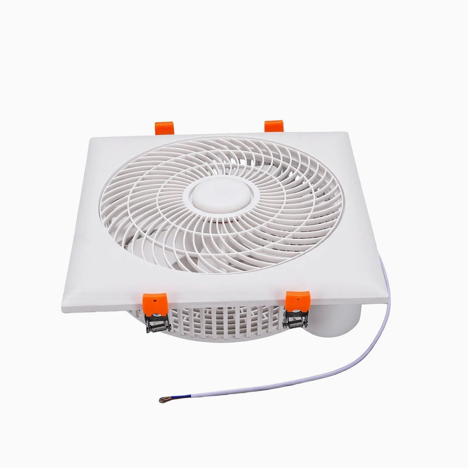 Sufitowy Wentylator Chłodzący, Cichy Silnik Prądu Stałego 35 W, Wentylator Wentylacyjny 1000 CFM do Kuchni i łazienki, Trwały ABS 300x300 Mm