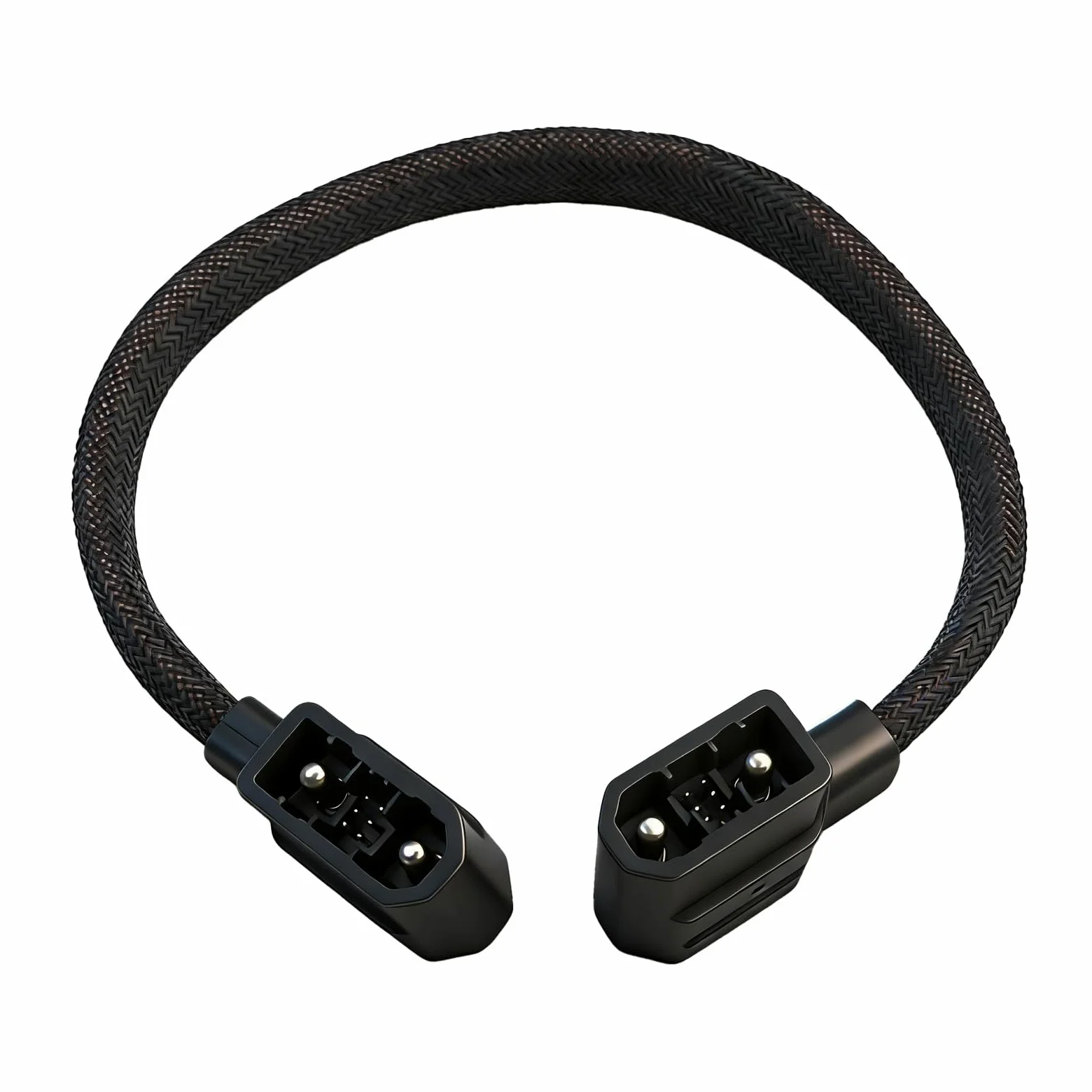 Dodatkowy kabel zasilający do baterii EcoFlow – szary pleciony kabel połączeniowy 101 cm do Delta Max/Delta 2/Delta 3 Series i Wave 2/3, niekompatybilny z Pro/Pro 3/Ultra/3 Max