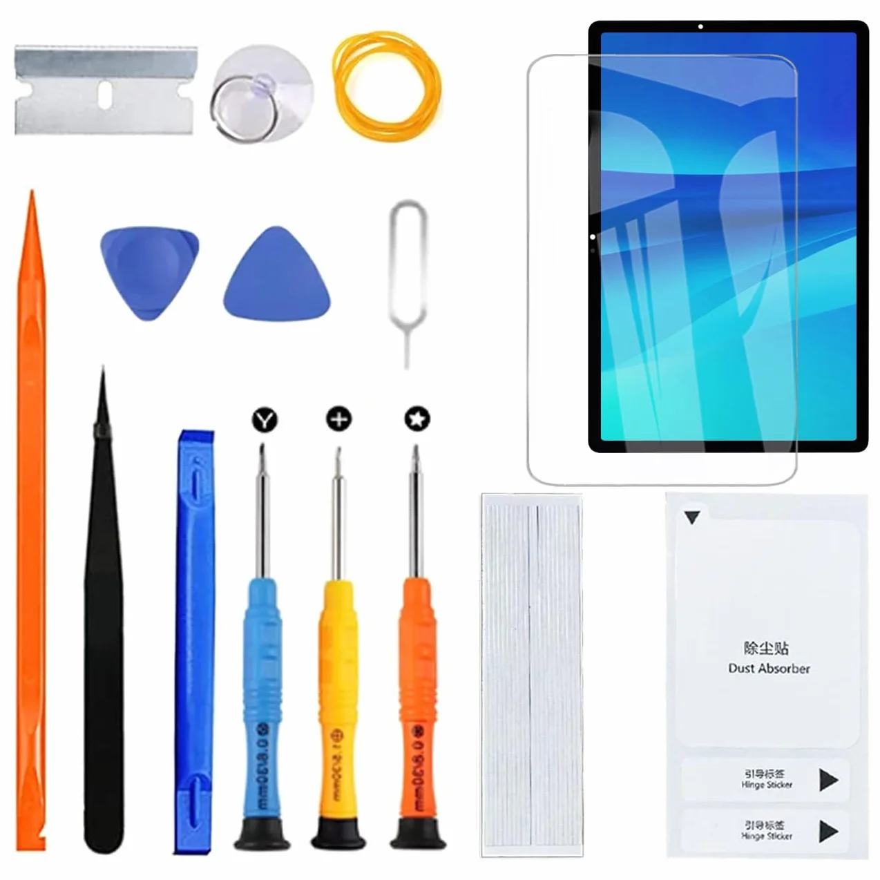 Wyświetlacz ekran do Samsung Galaxy Tab A9+ A9 Plus X210 X215 X216 LCD ekran zamienny zestaw naprawczy (czarny, 11 cali)