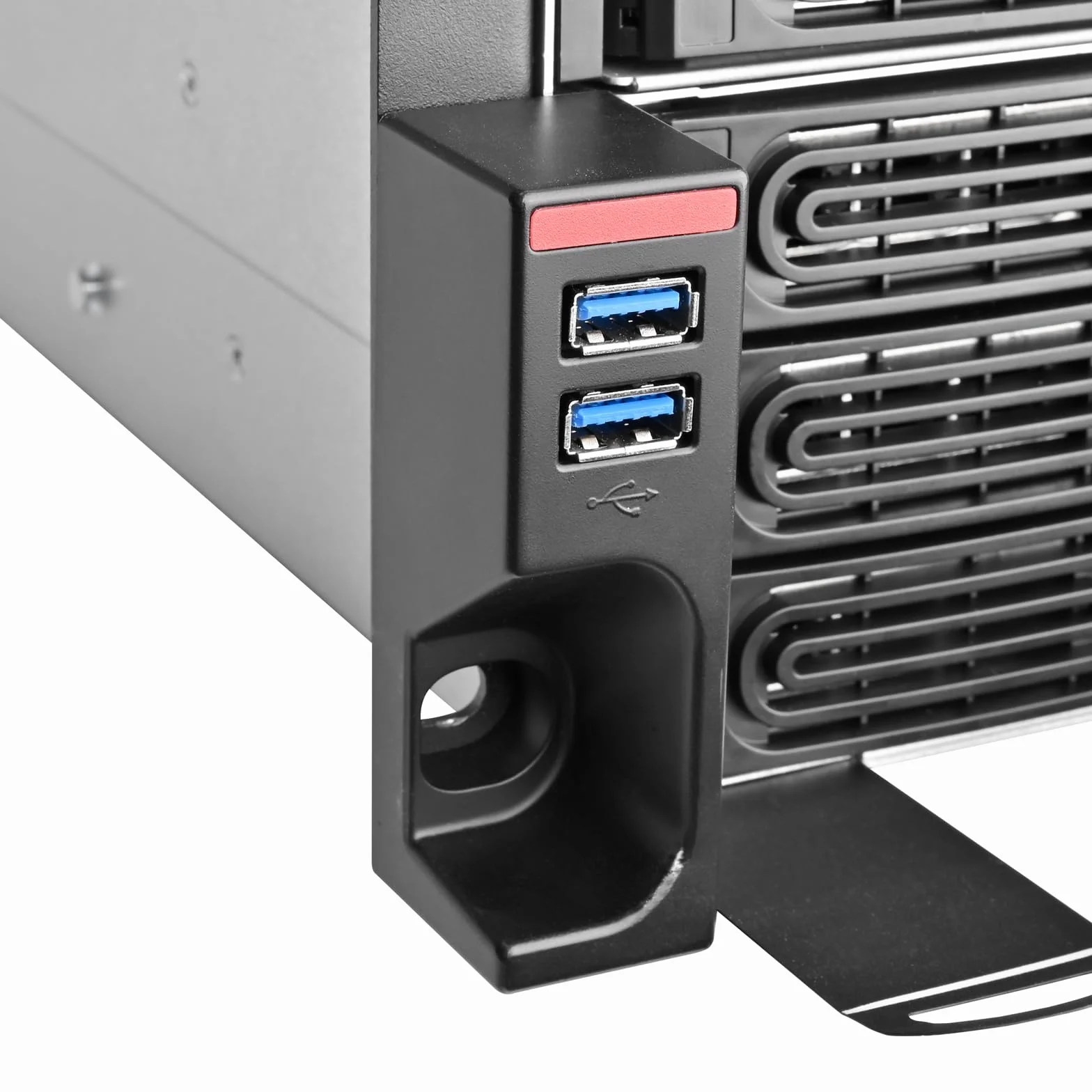 SilverStone Technology SST-RM43-324-RS, obudowa do montażu w rackmount 4U z 24 kieszeniami na 2,5-calowe dyski twardych/3,5-calowe/SSD z interfejsem Mini -SAS-HD-SFF-8643-12 Gb/s