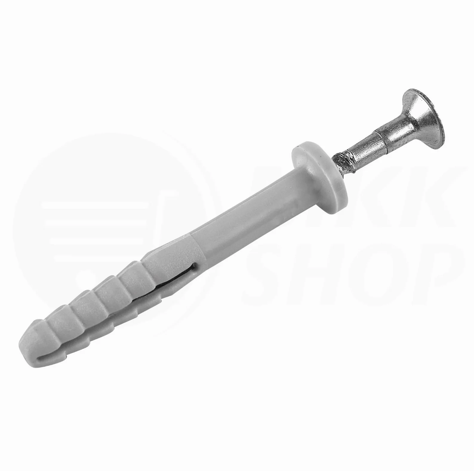Kołek udarowy kołek gwoździowy 6 x 35 mm 2000 sztuk z blokadą wbijania kołek wbijany wstępnie głowica cylindra łeb stożkowy w wielu rozmiarach ocynkowany galwanicznie krzyżowo śruba kołek rozporowy nylon montaż przewlekany