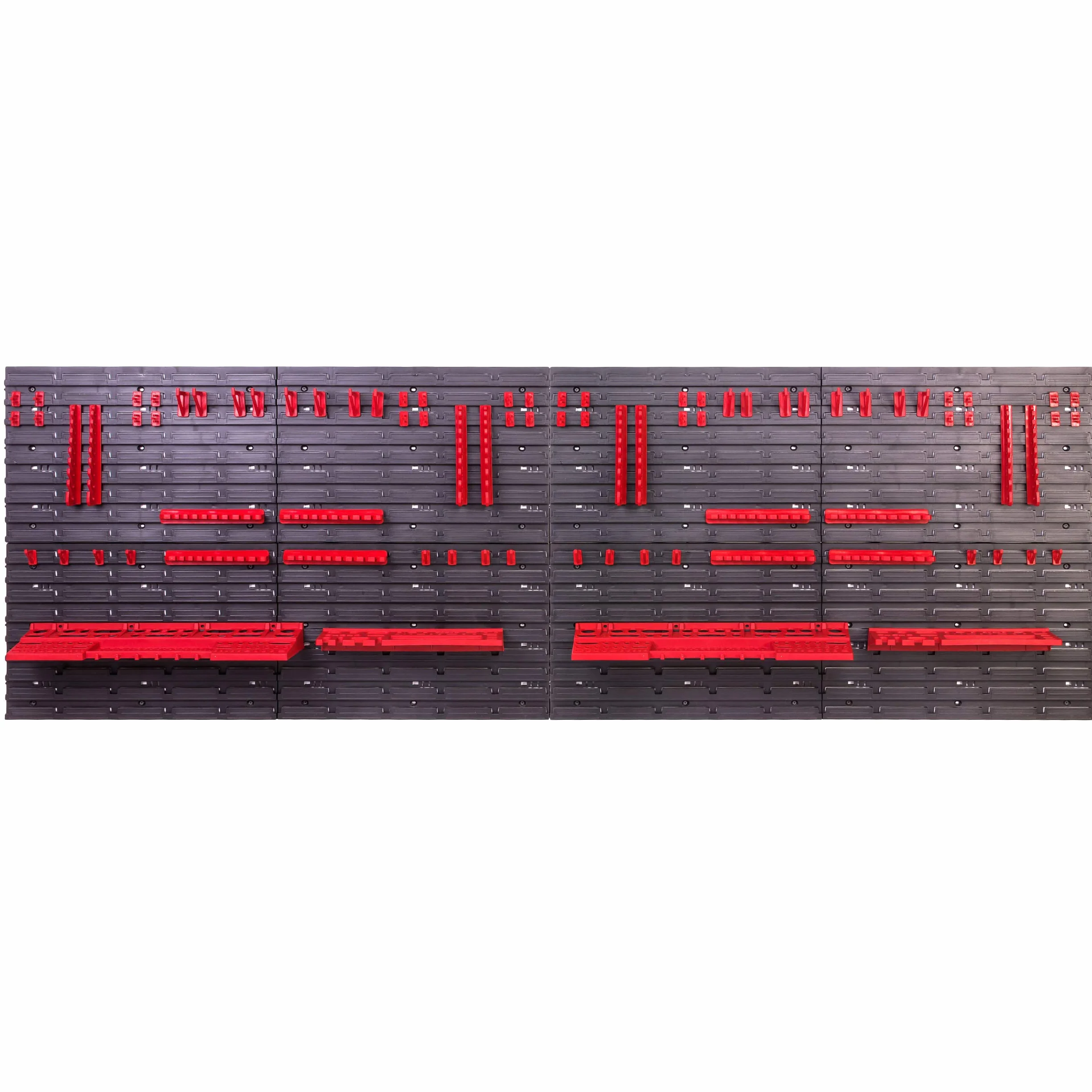 System przechowywania, regał ścienny 230 x 78 cm, uchwyty narzędziowe, regał do przechowywania, bardzo mocne płyty ścienne, możliwość rozbudowy, regał warsztatowy, magazynowy