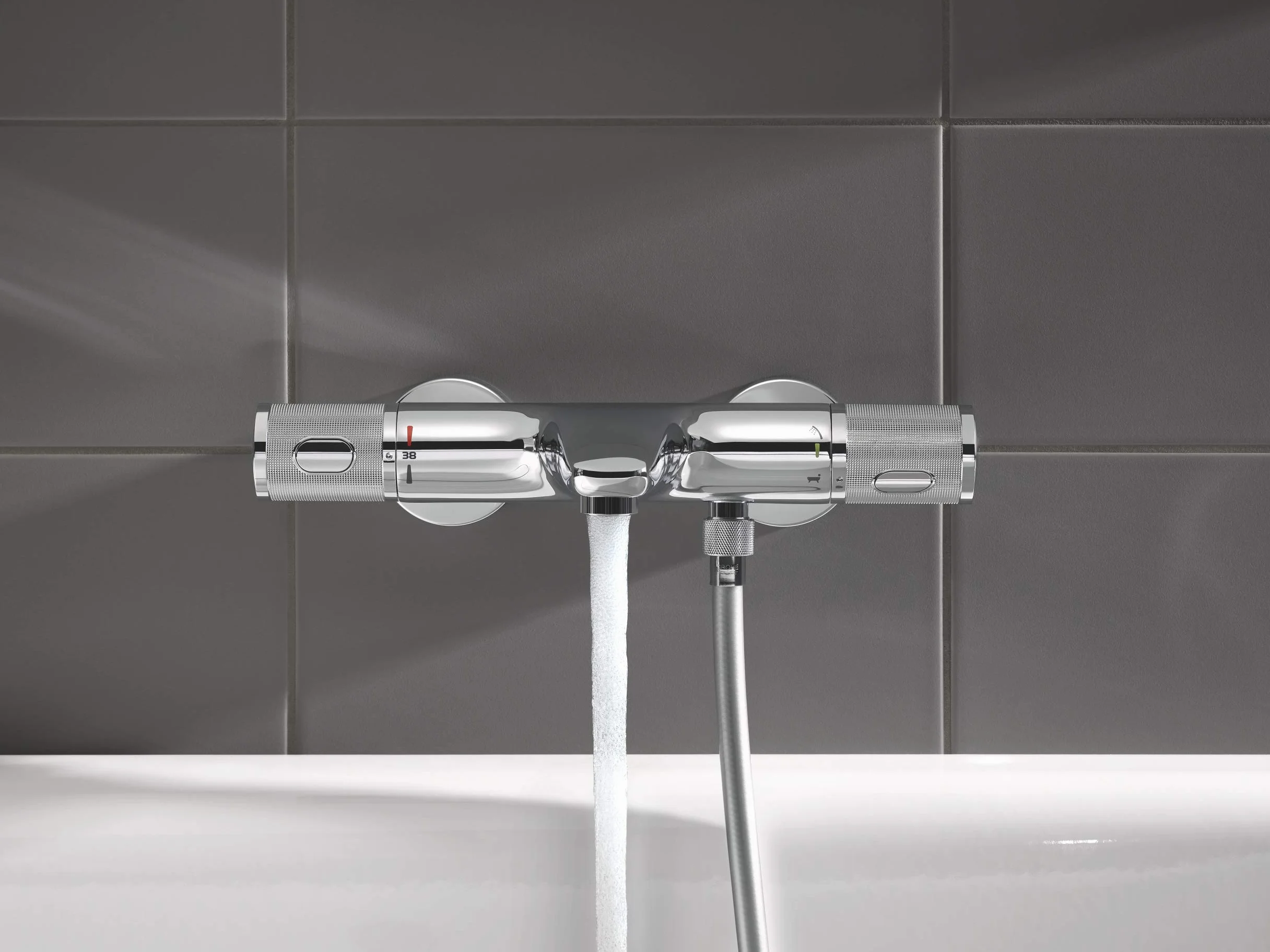Grohe Precision Feel Bateria, Srebrny, ‎39 x 20,5 x 8 cm; 2,91 kg