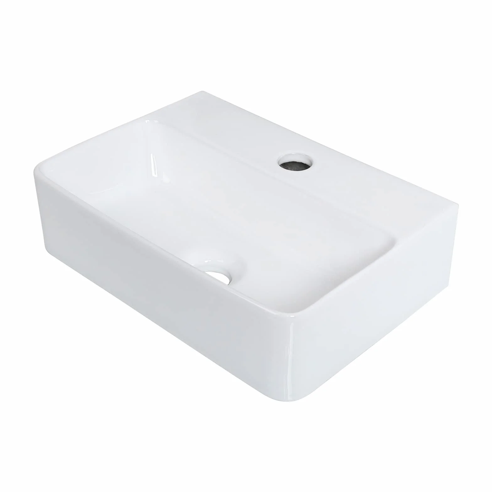 Ibergrif M41101, Umywalka ceramiczna, Biały