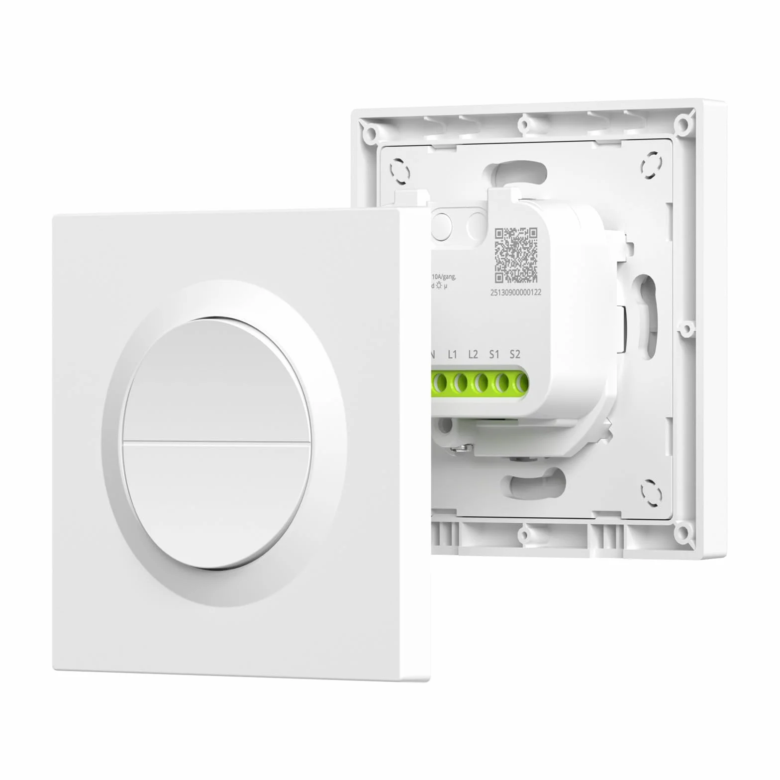 SONOFF Fusion, Orb-ZBW2(MINI-ZB2GS-E), Zigbee Inteligentny Łącznik Światła, 2-obwodowy, Wi-Fi 2.4GHz, Zdalne i Głosowe Sterowanie, Kompatybilny z Siri/Alexa, 10A/obwód, 16A/suma