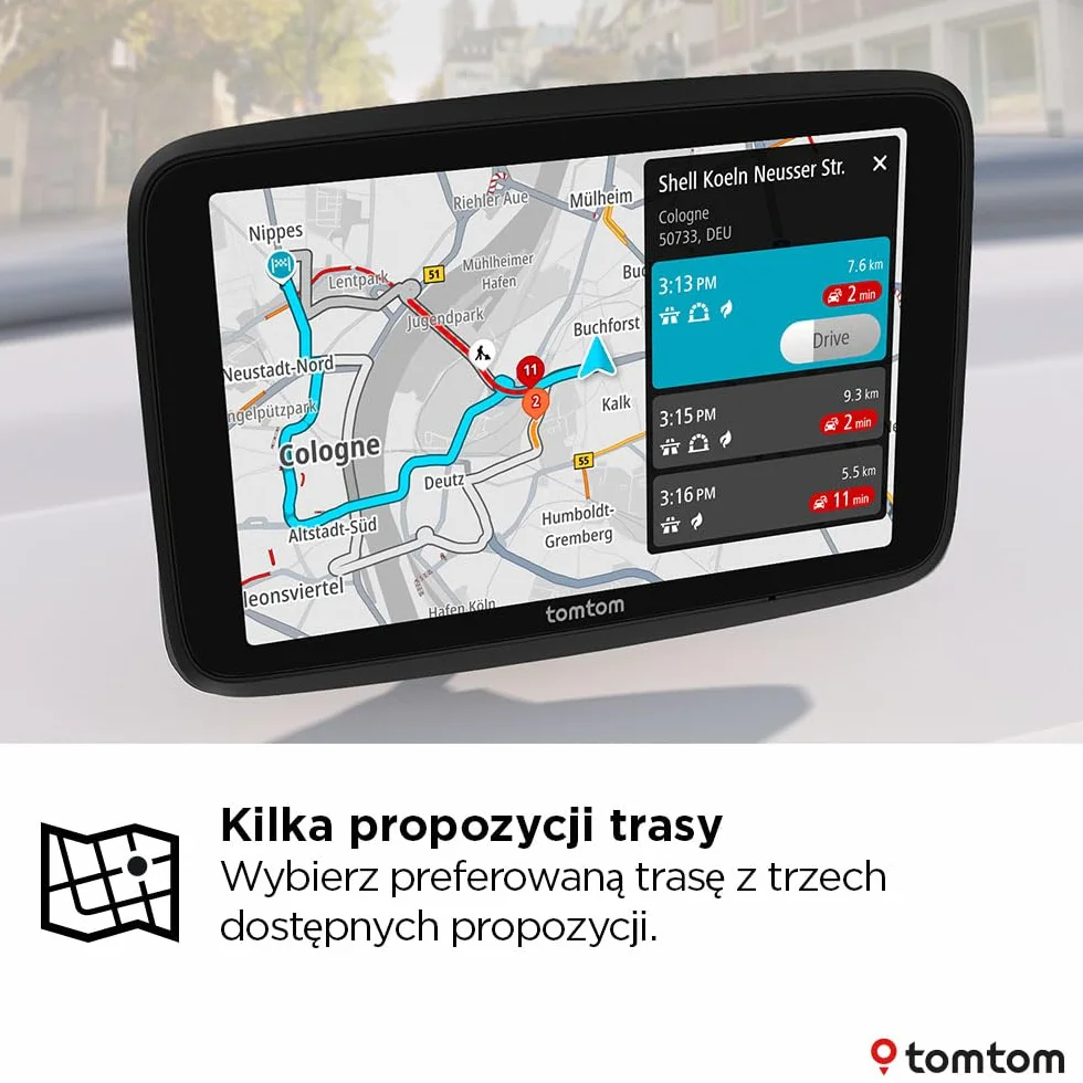 TomTom GO Advanced 6-calowy nawigacja GPS z mapami świata, fotoradary, Wi-Fi