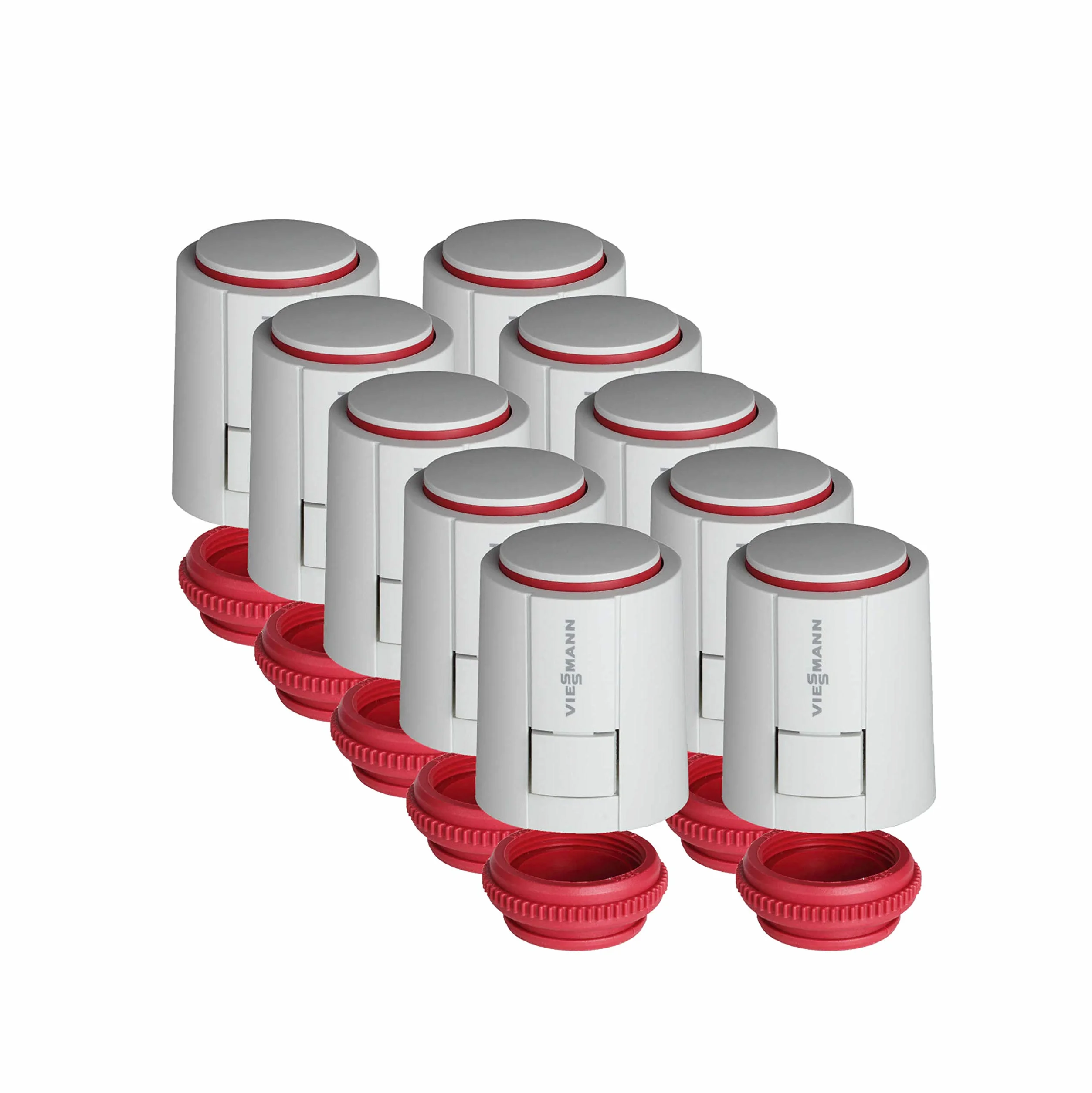 Viessmann Zestaw napędu do ogrzewania podłogowego 230 V rozdzielacz obiegu grzewczego adapter VA 90 10 sztuk
