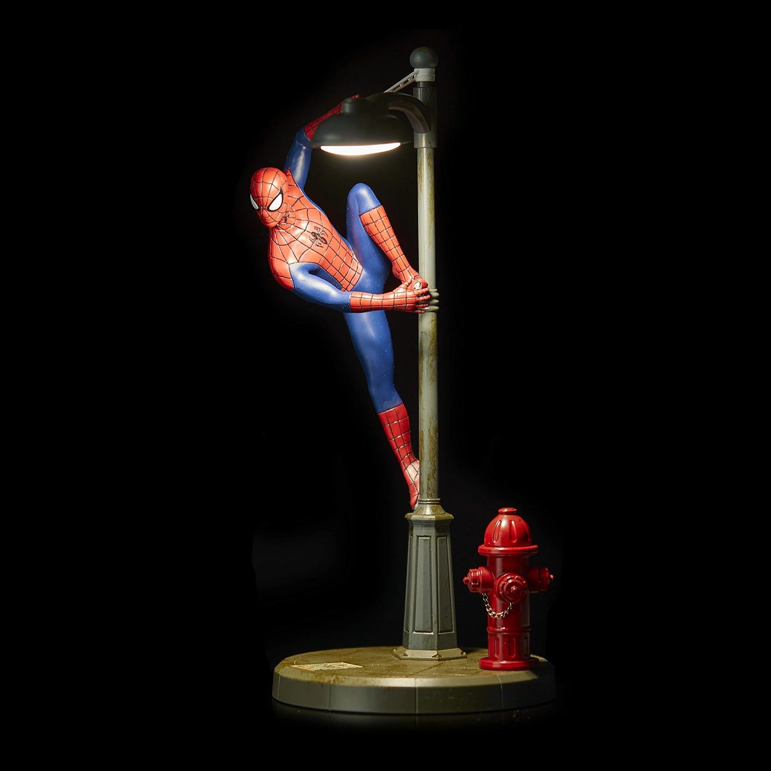 Paladone Lampa Spiderman BDP Lampa Stołowa, Tworzywo Sztuczne, Wielokolorowy, 16 x 18 x 34 cm