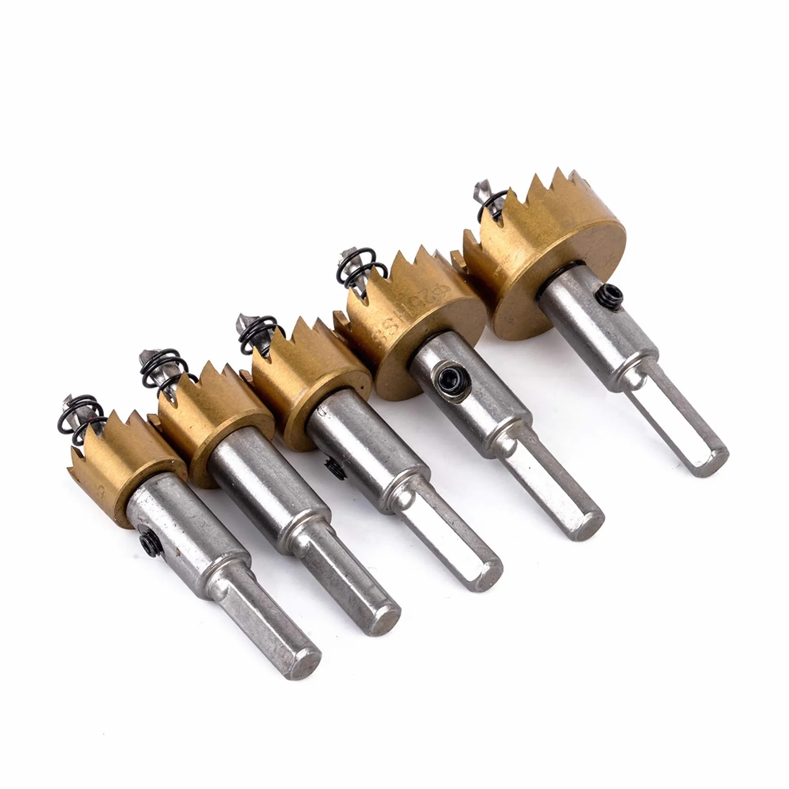 Zestawy wierteł 5 sztuk 16-30mm wiertło HSS Bit zestaw do otwierania otworów wiertła ze stopu metali ze stali nierdzewnej do otwieracza do otworów elektronarzędzia