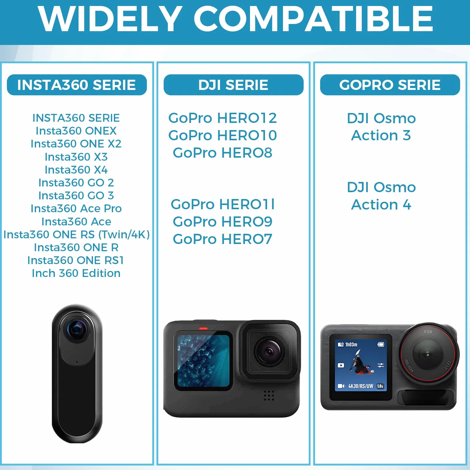 Wodoodporny kijek do selfie EK7000 V50 X 92 cm wysuwany aluminiowy teleskopowy do GoPro DJI Osmo Insta360