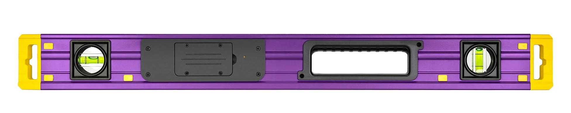 Verk LY60 Poziomica Cyfrowa LCD Kątomierz 60 cm | Inklinometr 4x90°, 2 Libelle, Ekran LCD, 4 Tryby Pomiaru, Magnetyczna Podstawa V, Drewno, Budowa