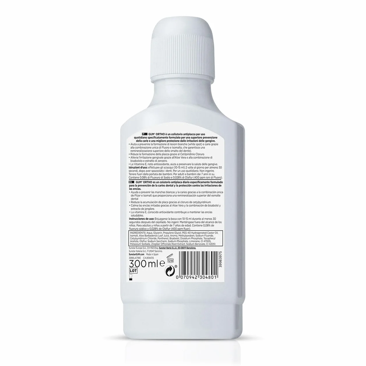 Gum Ortho Płyn do Płukania Ust, 300 ml