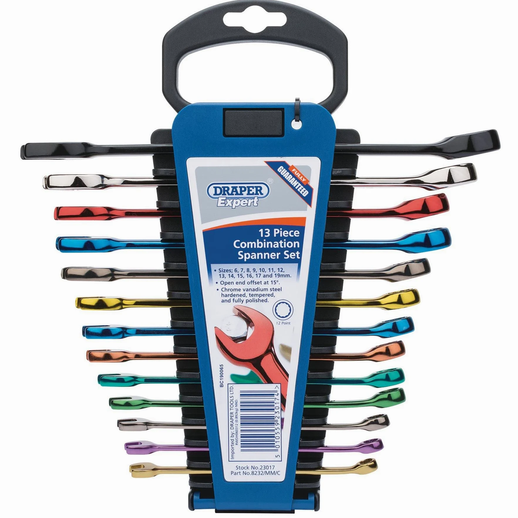 Draper Expert 23017 zestaw kluczy kombinacyjnych Hi-Torq (13 sztuk)