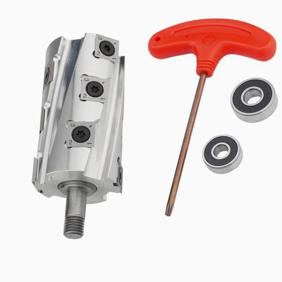 Elektryczny frez spiralny ze stopu aluminium do Dongcheng FF-82x1, 115 mm, srebrny