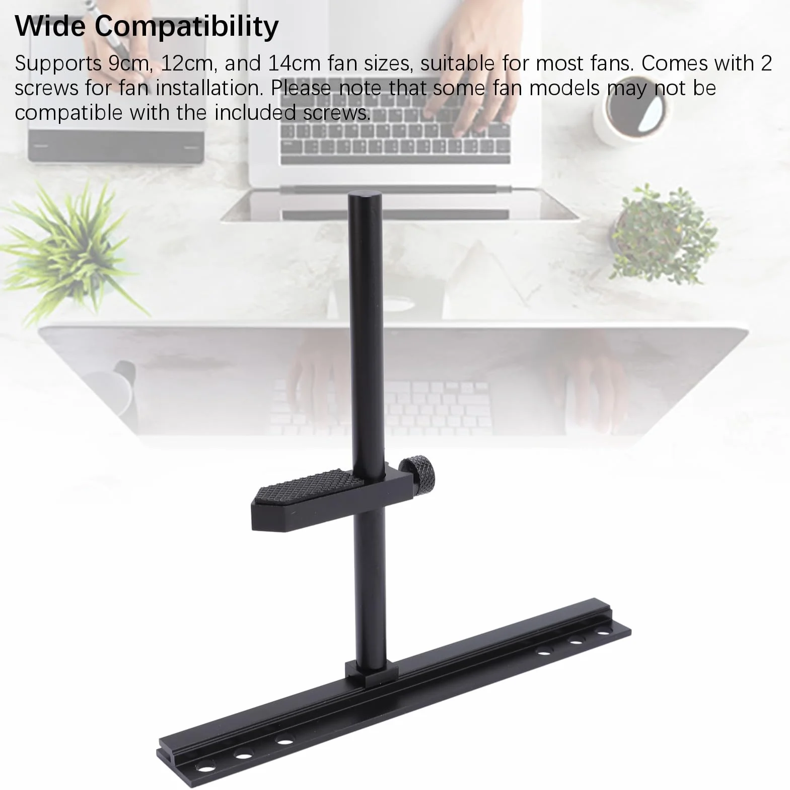 XUMIUZIY Obsługa Karty Graficznej, Obsługa Obsługi GPU Stabilna z Poziomem dla 9 Cm 12 Cm 14 (BLACK)
