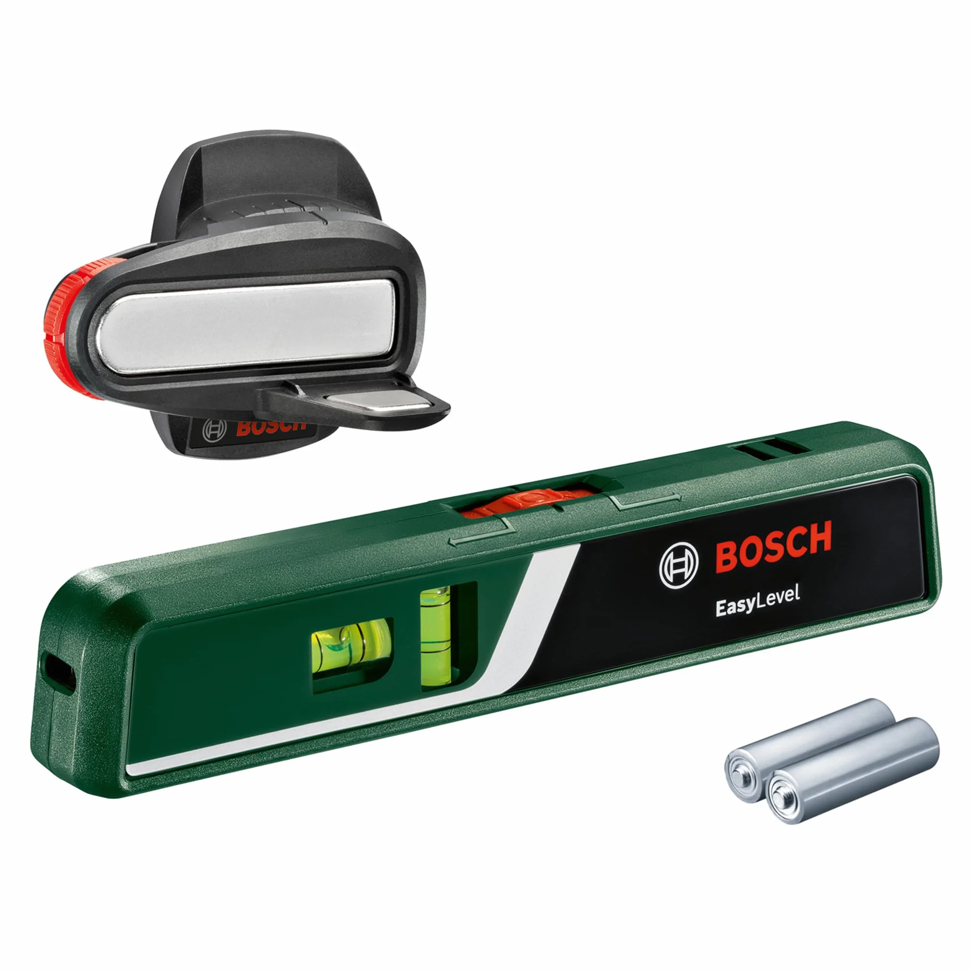 Bosch Home And Garden Poziomica Laserowa Easylevel z Uchwytem Ściennym (Linia Laserowa do Elastycznego Wyrównywania Elementów na Ścianach i Punkt Laserowy do Przenoszenia Wysokości)