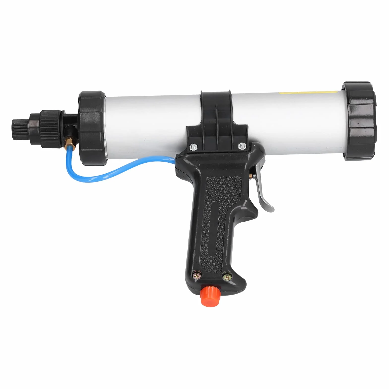 ASHATA Profesjonalny Pneumatyczny Pistolet do Uszczelniania z Regulatorem Ciśnienia Powietrza – 310 Ml Zasilany Powietrzem Pistolet do Klejenia ze Stopu Aluminium, Zapewniający precyzyjną kontrolę