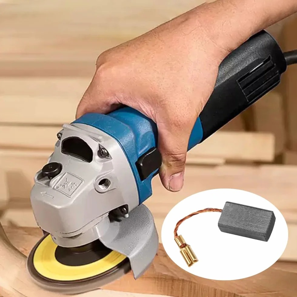 10 sztuk szczotek węglowych zamiennych elektronarzędzi do S1M-FF03-100A/6-100 A86C Makita - 16 x 8 x 5 x 46 mm – wysokiej jakości węgielki zapewniają niezawodną wydajność i trwałość podczas użytkowania elektronarzędzi