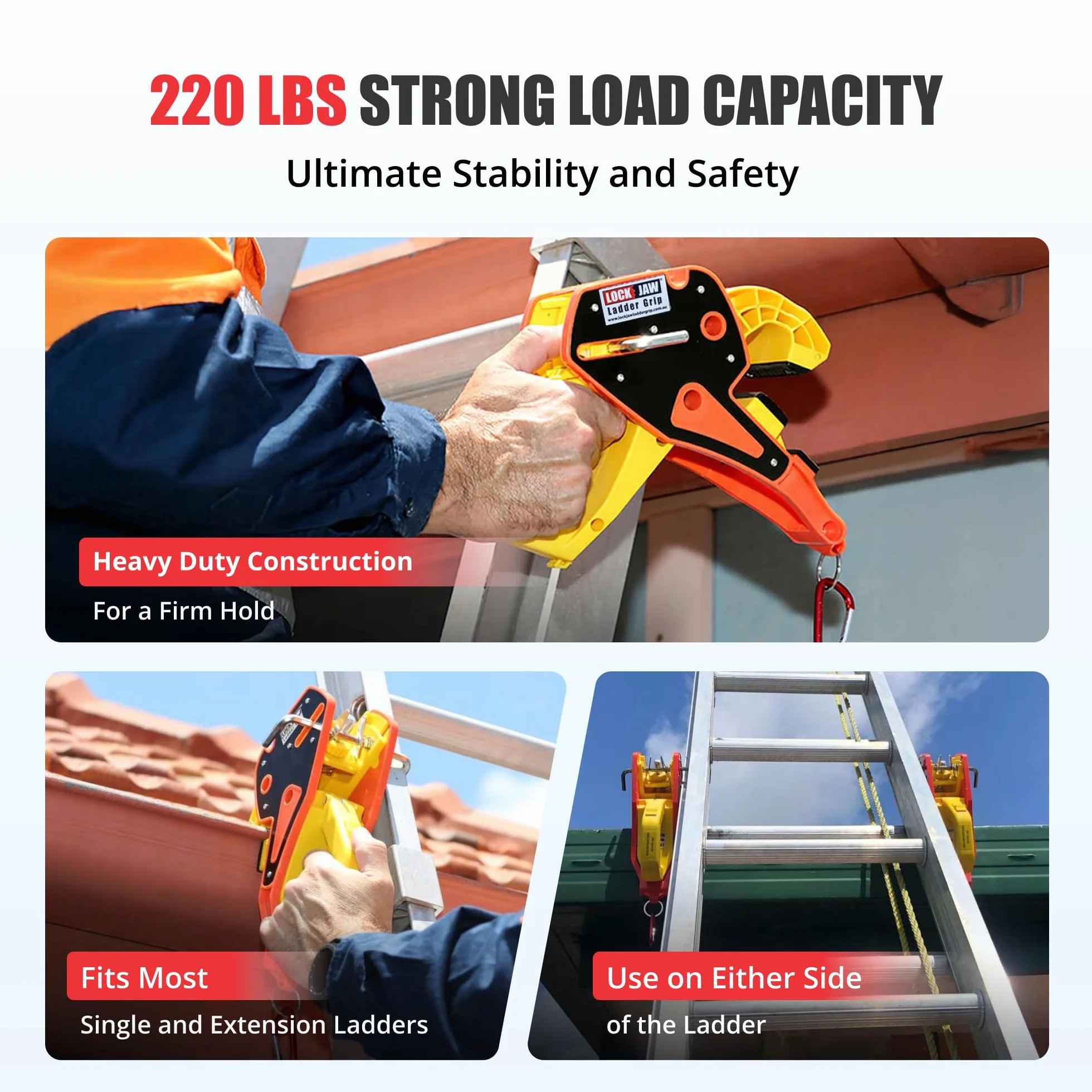 Lock Jaw Ladder Grip Ladder Safety Clip (zestaw 1)