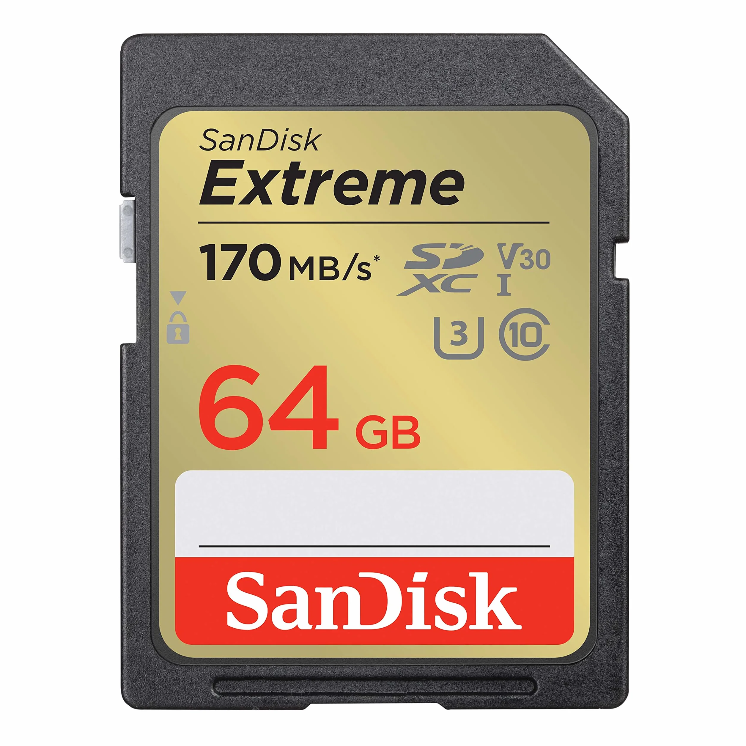 Sandisk SDSDXV2-064G-GNCIN Karta MicroSDXC Extreme Pro 64 GB, Czarny
