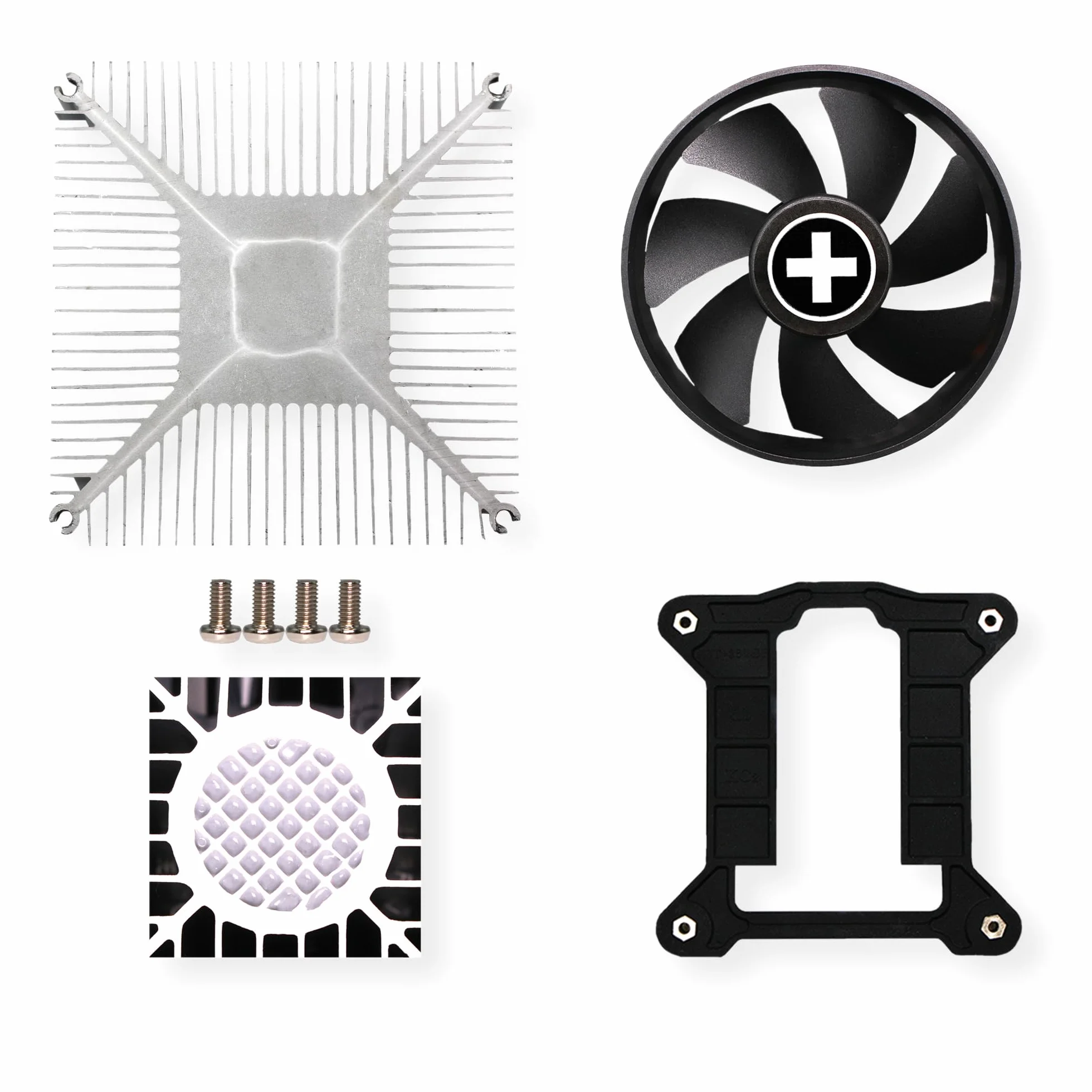 Xilence I200 Intel Top Blow CPU chłodnica powietrza, LGA 1150/1151/1155/1156, 65 W TDP, Top Blow, cichy wentylator 92 mm, łatwy montaż, optymalny do umiarkowanych wymagań dotyczących chłodzenia w