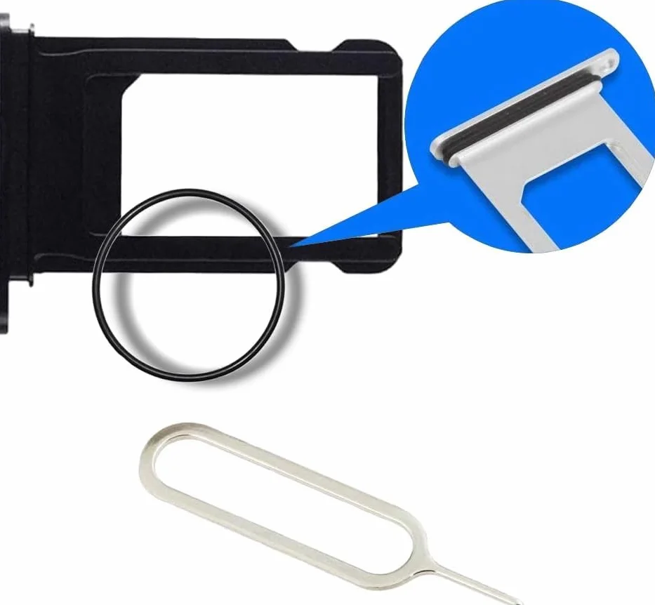 MMOBIEL Uchwyt karty SIM do iPhone 11 czarny