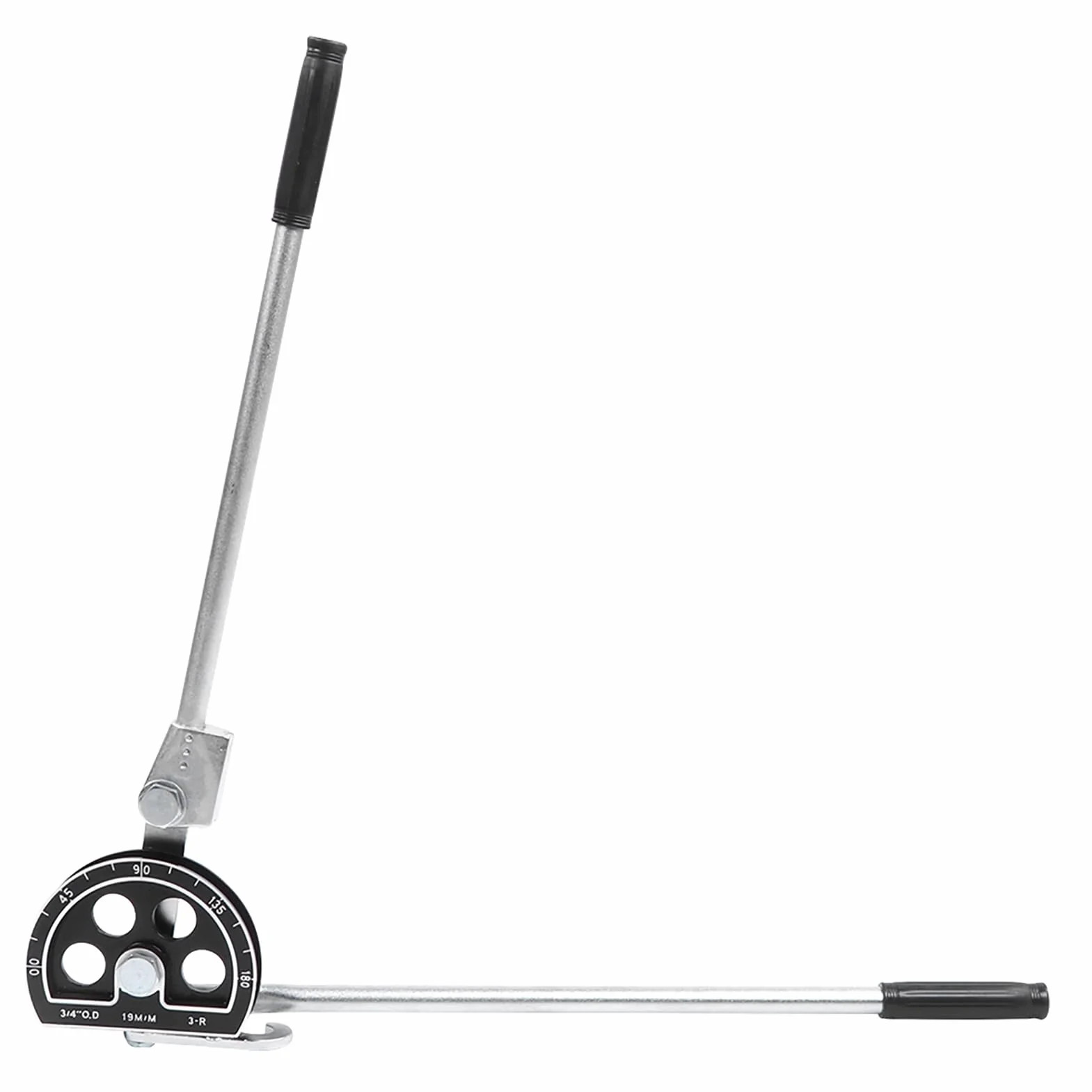 Giętarka do Rur 19 Mm, Ręczna Giętarka do Rur 19 Mm 3/4 Cala 180° Stal + Stop Aluminium o Wysokiej Twardości do Rur Miedzianych, Giętarka do Rur, Przecinarki i Giętarki do Prętów