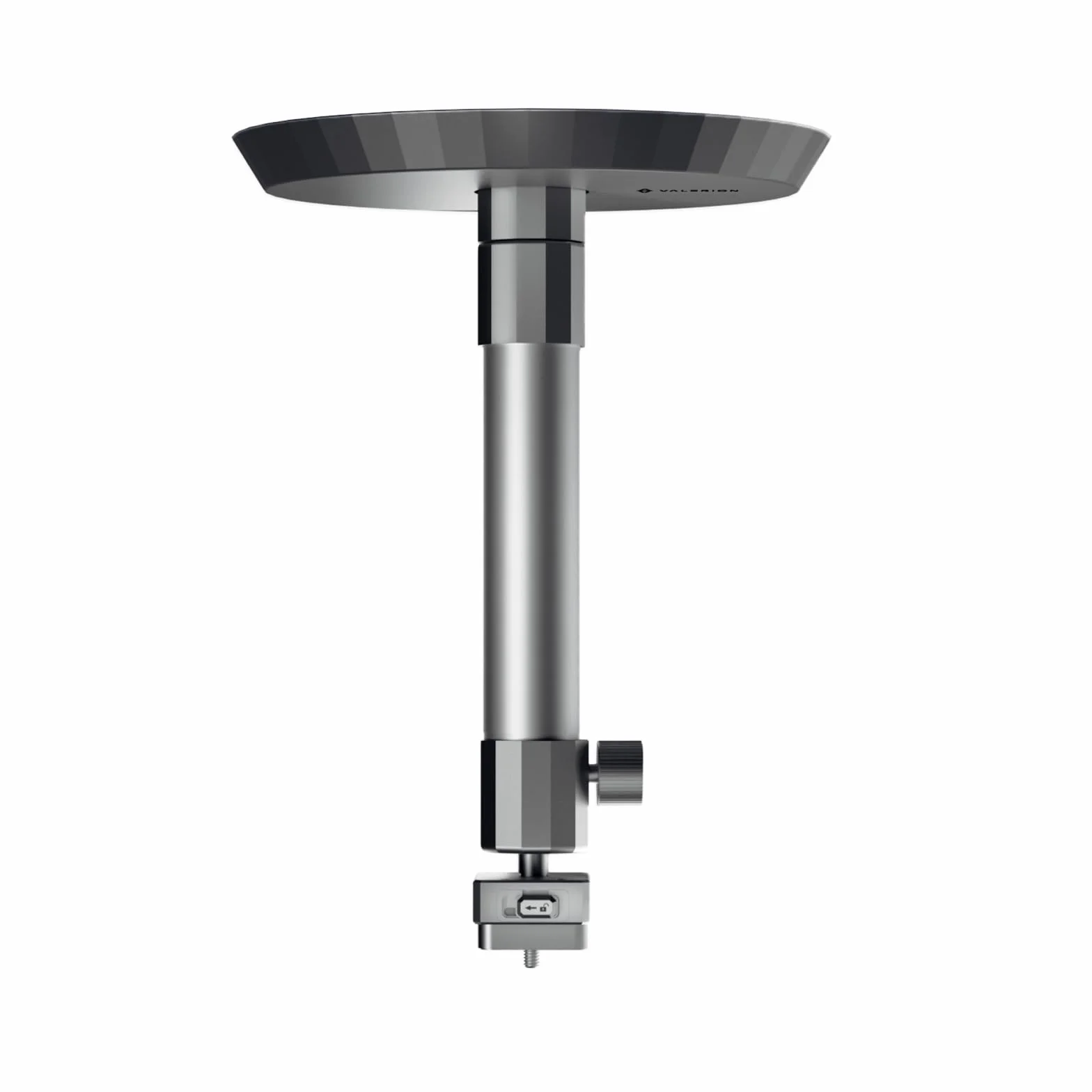 Valerion Uchwyt sufitowy do projektora serii VisionMaster i StreamMaster – stop aluminium, regulowana wysokość od 31 do 40,5 cm dzięki przedłużanej rurze, z obrotem 360°