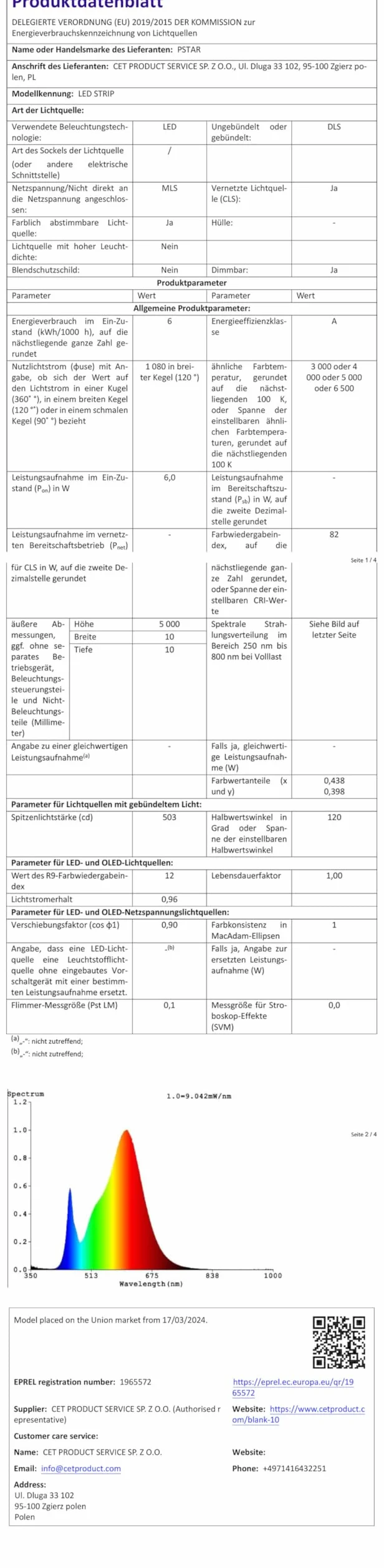 Taśma LED COB 3 m, 6500K zimna biel ściemnialna, 320 diod/metr, z zasilaczem 24V i pilotem, samoprzylepna taśma świetlna o szerokości 8 mm do kuchni, podświetlenia LED TV, lustra, sypialni