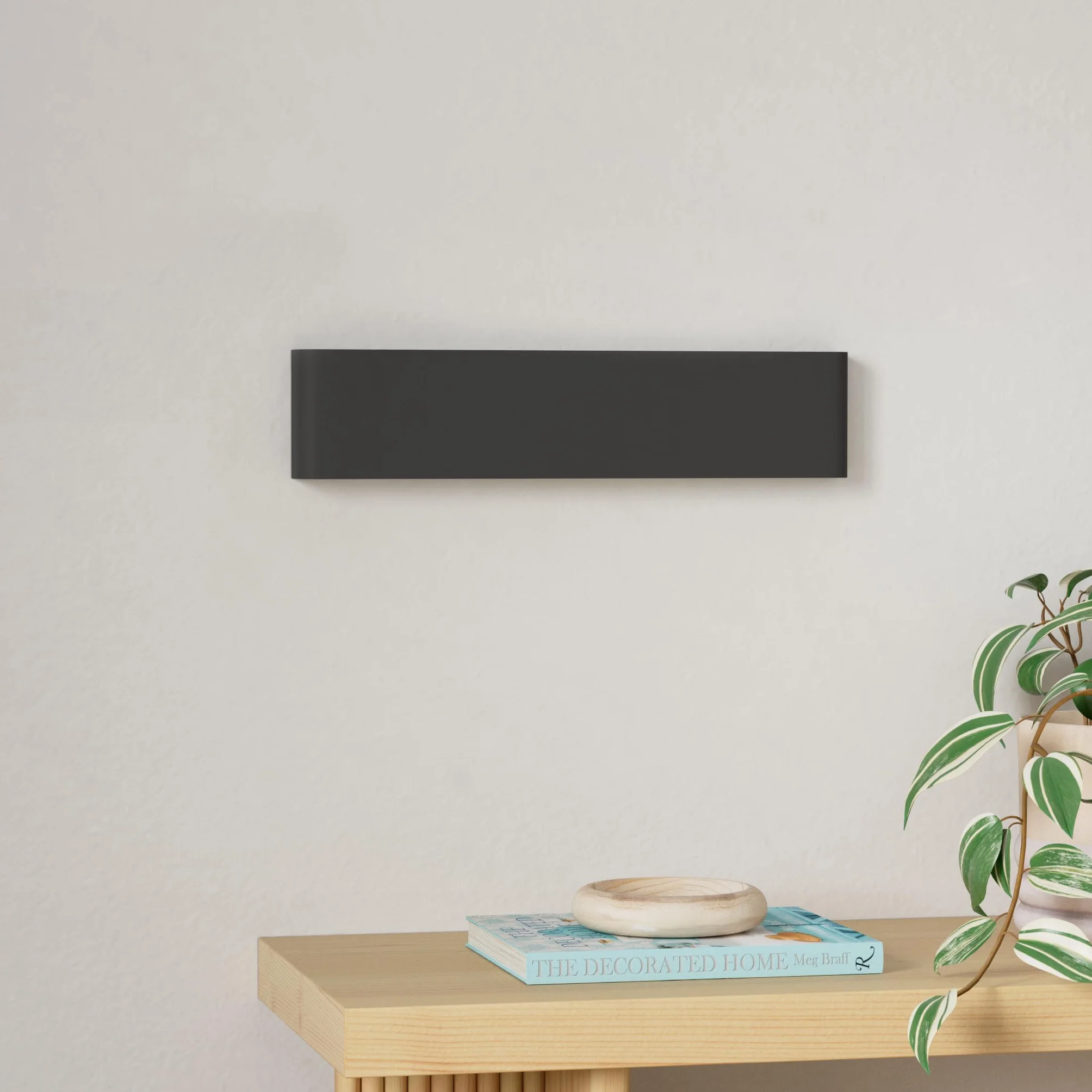 Lureshine 1 sztuki lamp ściennych LED do wnętrz,do łazienki, sypialni, na klatkę schodową, korytarza-czarny