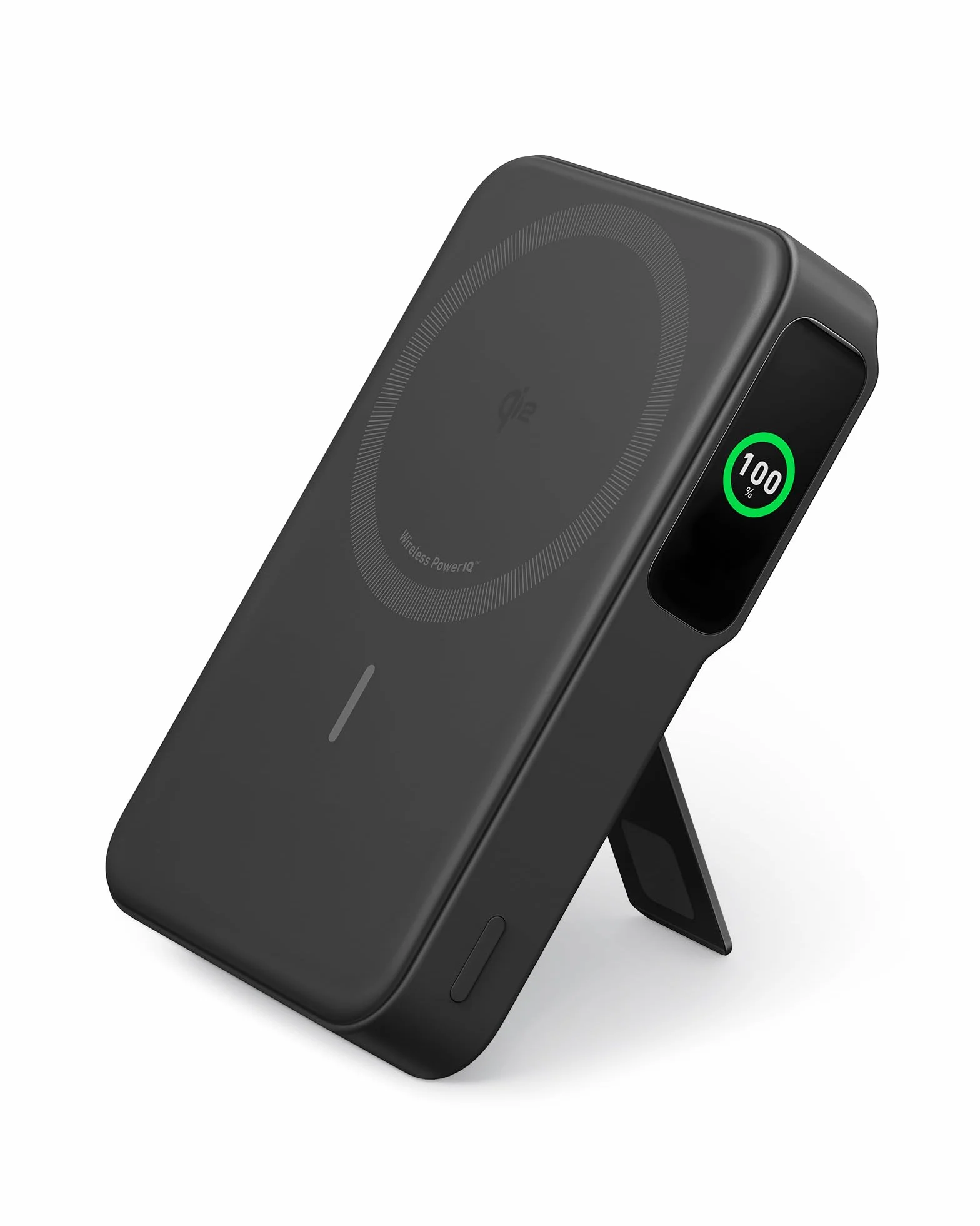 Anker MagGo Power Bank, ultraszybka przenośna ładowarka 15 W kompatybilna z MagSafe, akumulator 10 000 mAh ze składaną podstawką, tylko do iPhone'a 16/15/14/