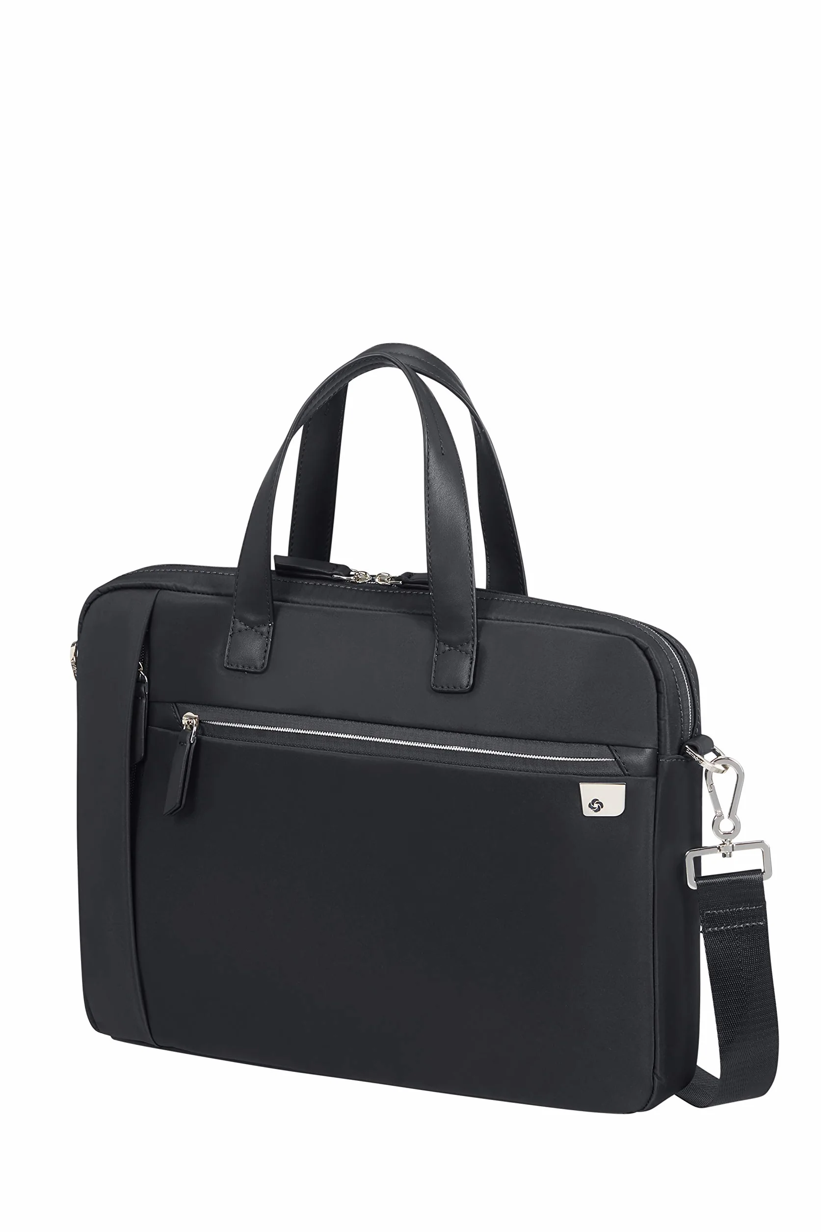 Samsonite Eco Wave - 15,6 -calowa torba laptopa z 1 kompachmentem, 39 cm, 10 L, czarny (czarny)