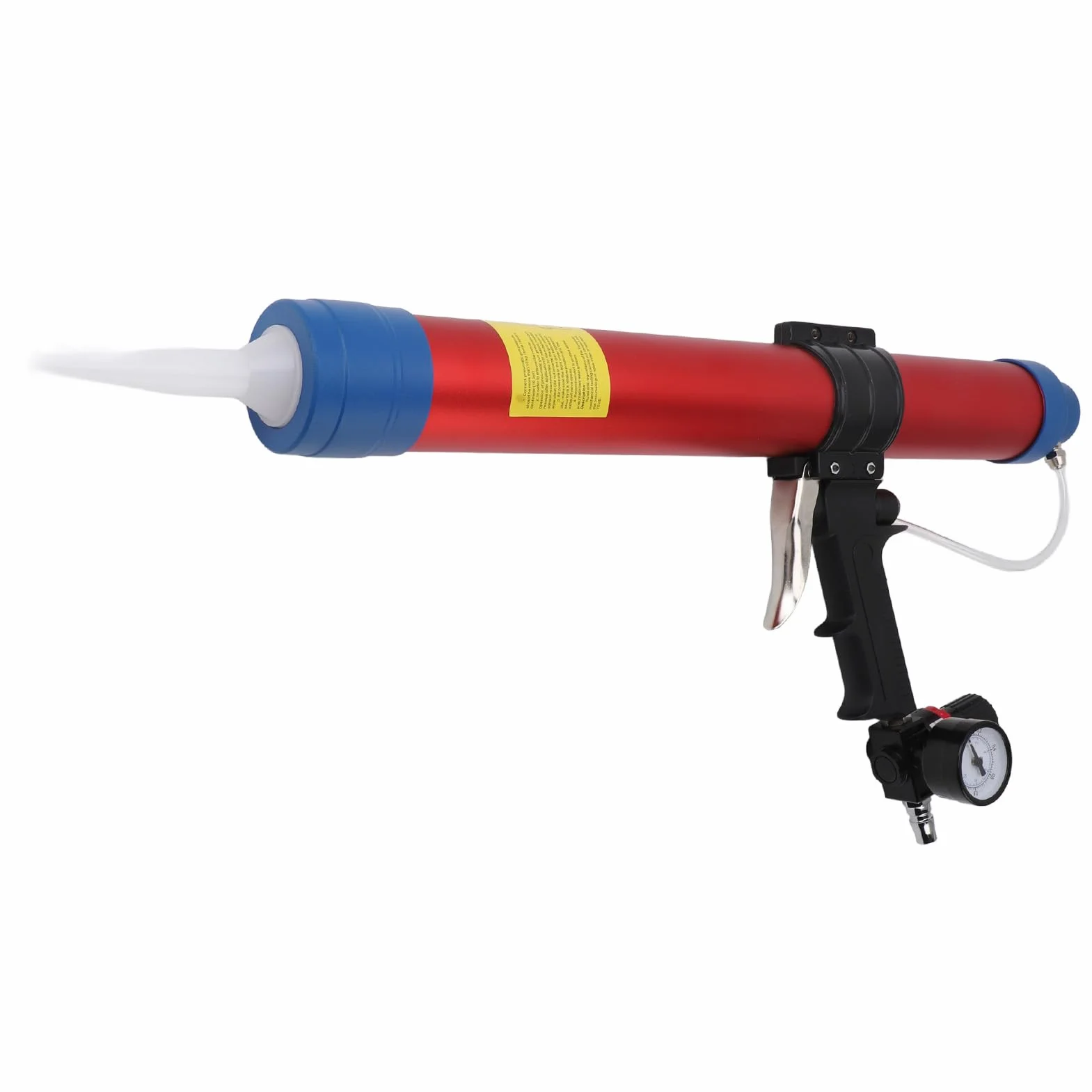 Pistolet do Uszczelniania, 600 Ml Narzędzie do Uszczelniania Zasilane Powietrzem o Ciągłym Uwalnianiu z Regulowanym Zaworem Pneumatyczny Pistolet Renowacji Budynków