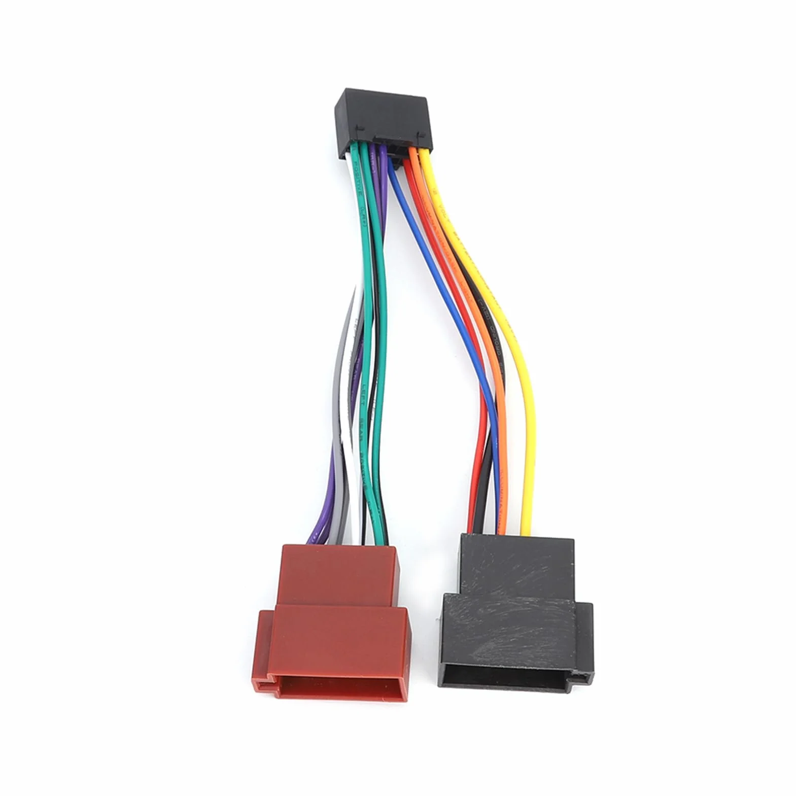 Culnflun Stereo kable w wiązce wiązka radiowa do radia samochodowego 16-pinowa uniwersalna magistrala ISO żeńskie złącze wiązki przewodów Adapter samochodowy sprzęt audio wideo
