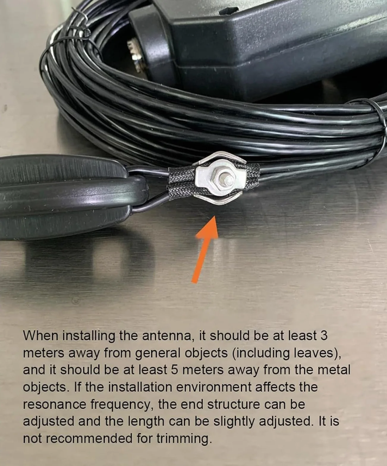 JYR4010-150W antena półfalowa, antena krótkofalowa 150 W, do radiu amatorskiego, 4-pasmowy drut (10 m/15 m/20 m/40 m), aluminium 1:64 bez regulacji