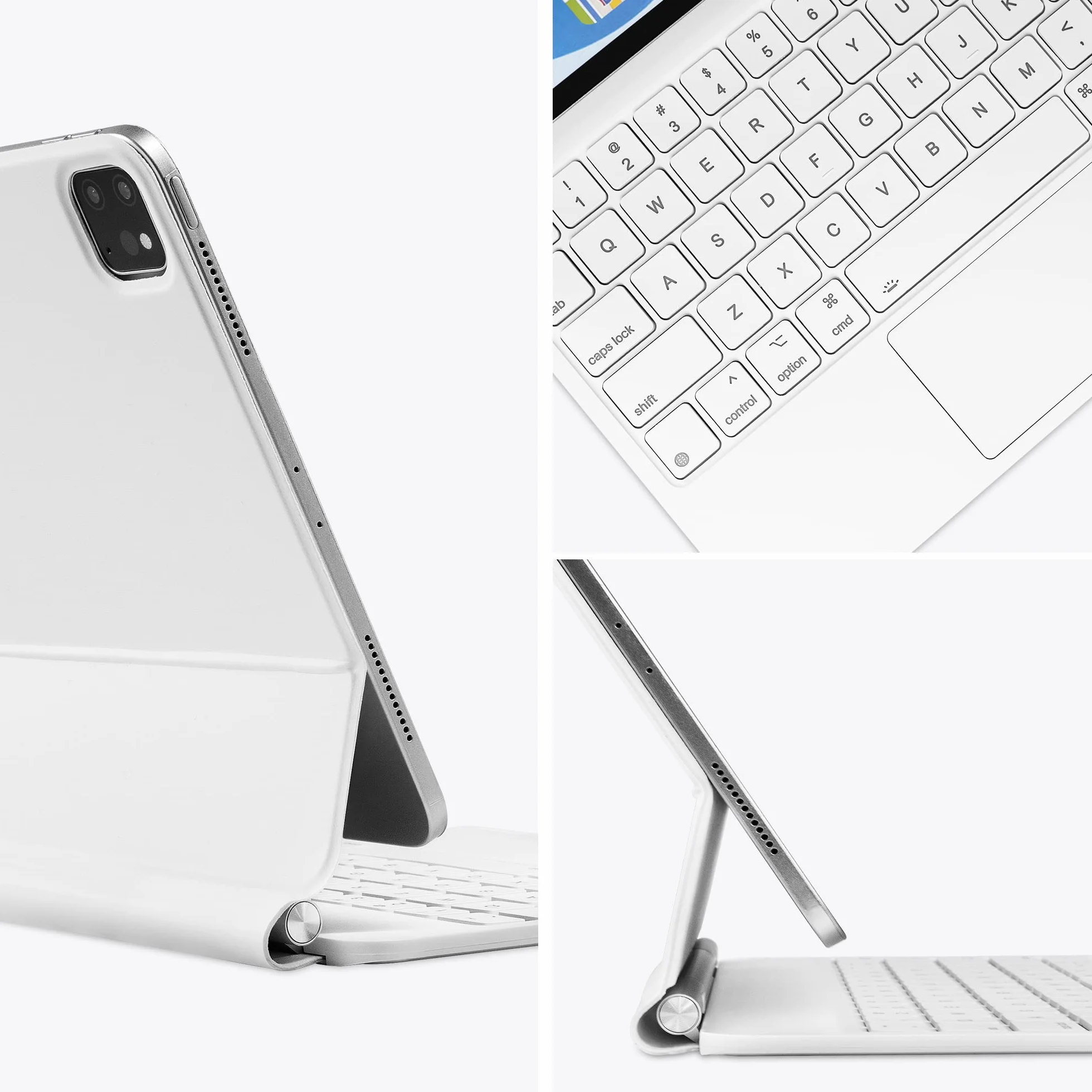 Magic Keyboard do iPada Pro 12,9" (3., 4., 5., 6. gen.) i iPad Air 13" (M2 2024/M3 2025/M4 2026), magnetyczna podstawa, gładzik, klawisze funkcyjne