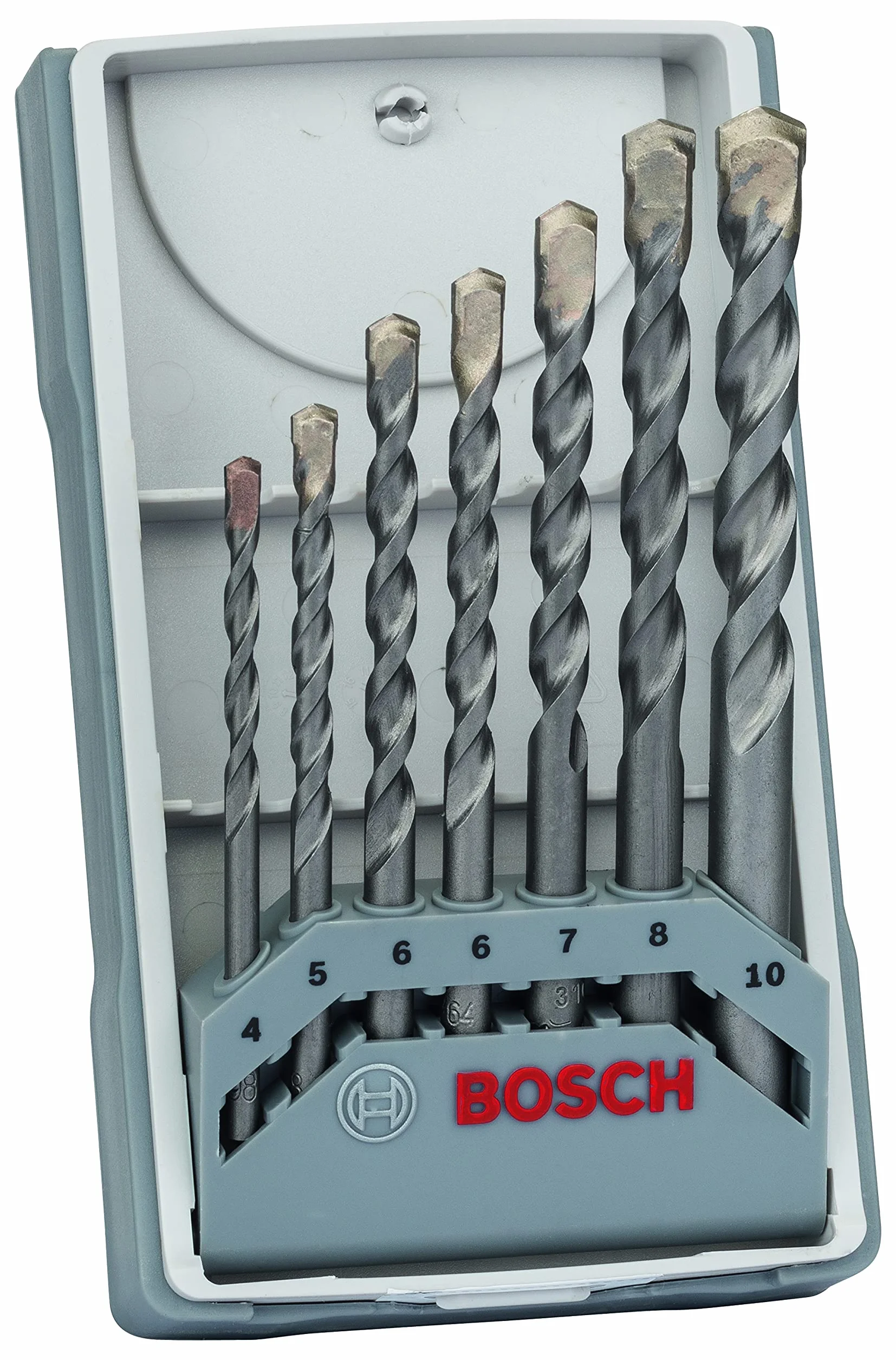 Bosch Professional 7 szt. Wiertła do betonu CYL-3 Set (for concrete, Ø 4/5/6/6/7/8/10 mm, Akcesoria wiertarek)
