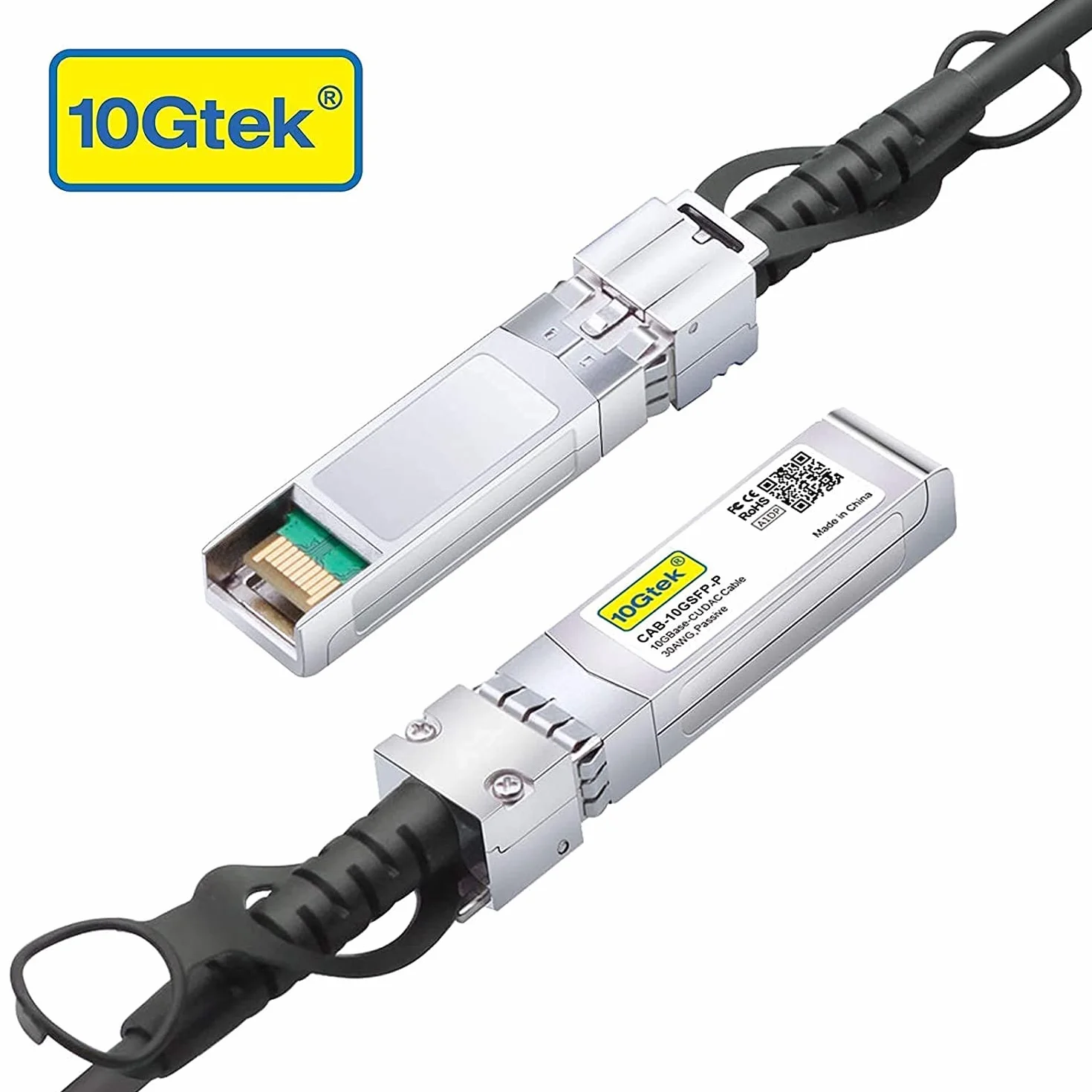 SFP+ DAC Twinax Cable 2.5m Direct Attach Copper Passive Patch Cable for Cisco, Ubiquiti, TP-Link, Netgear