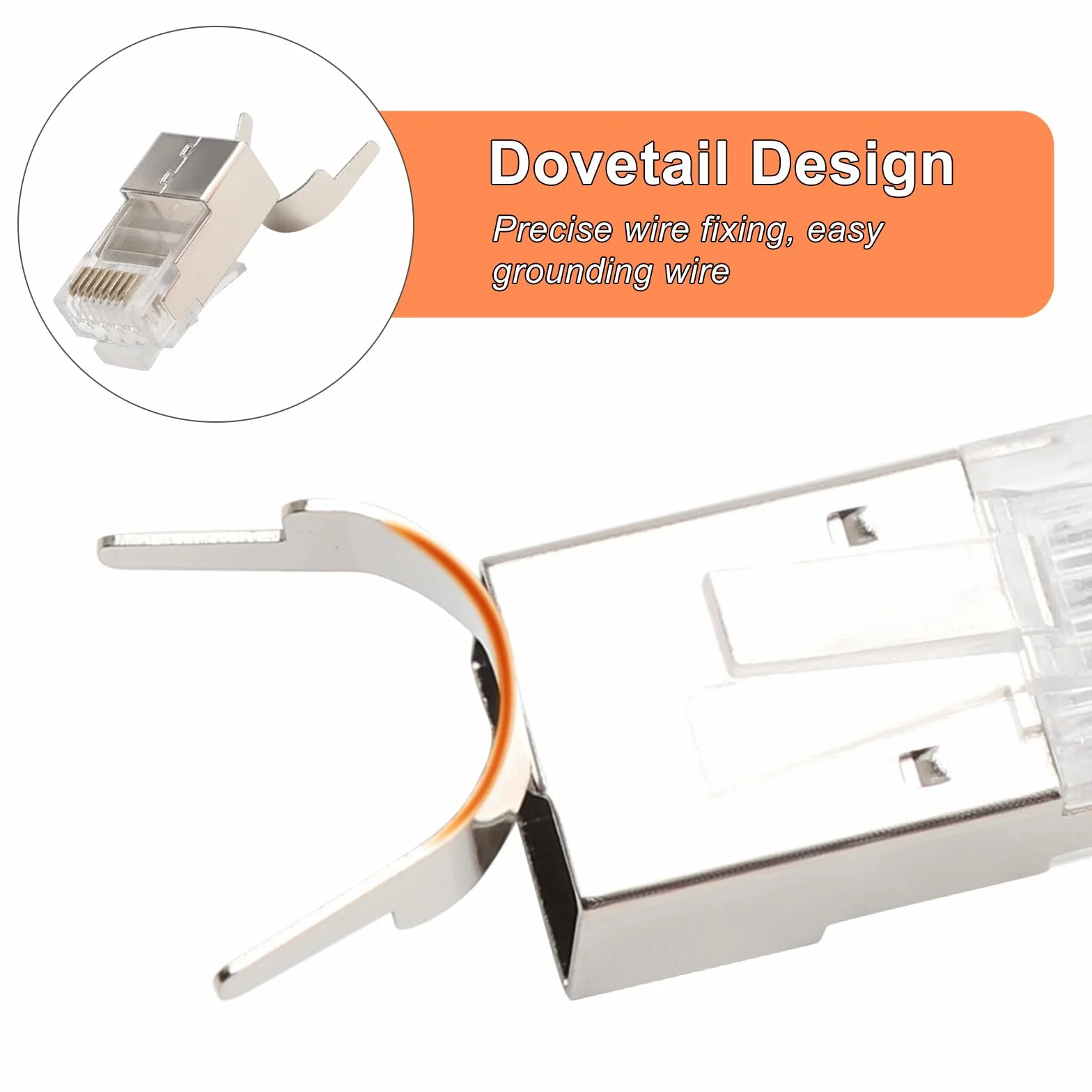 HENGBIRD 10 sztuk złączy RJ45 CAT 7 CAT 6A, pozłacane styki 50μ, ekranowane, AWG23, POE 10 Gb/s