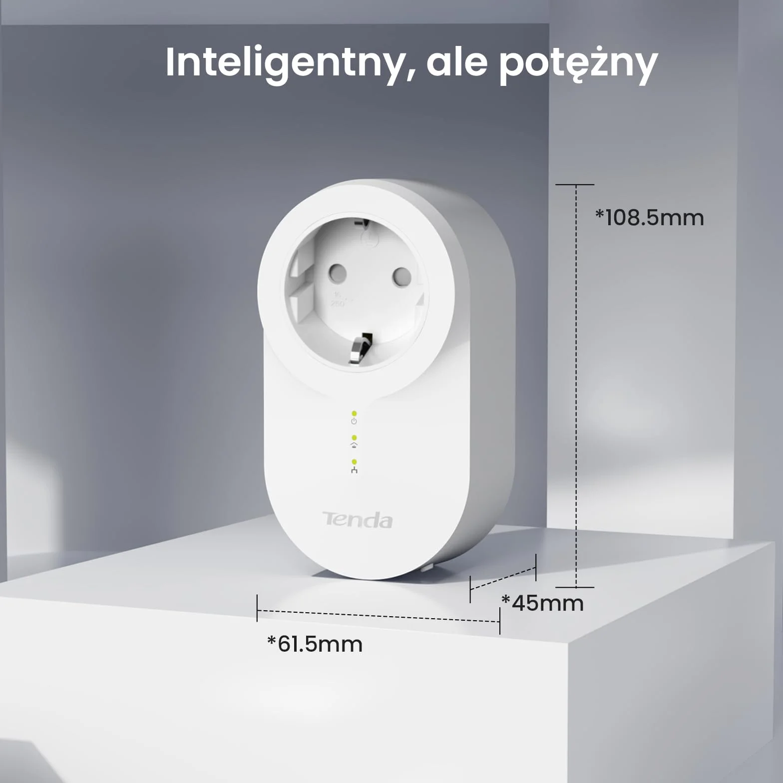Tenda PH6 Powerline Adapter KIT AV1000 Gigabit 1000 Mbit/s Homeplug AV2 biały