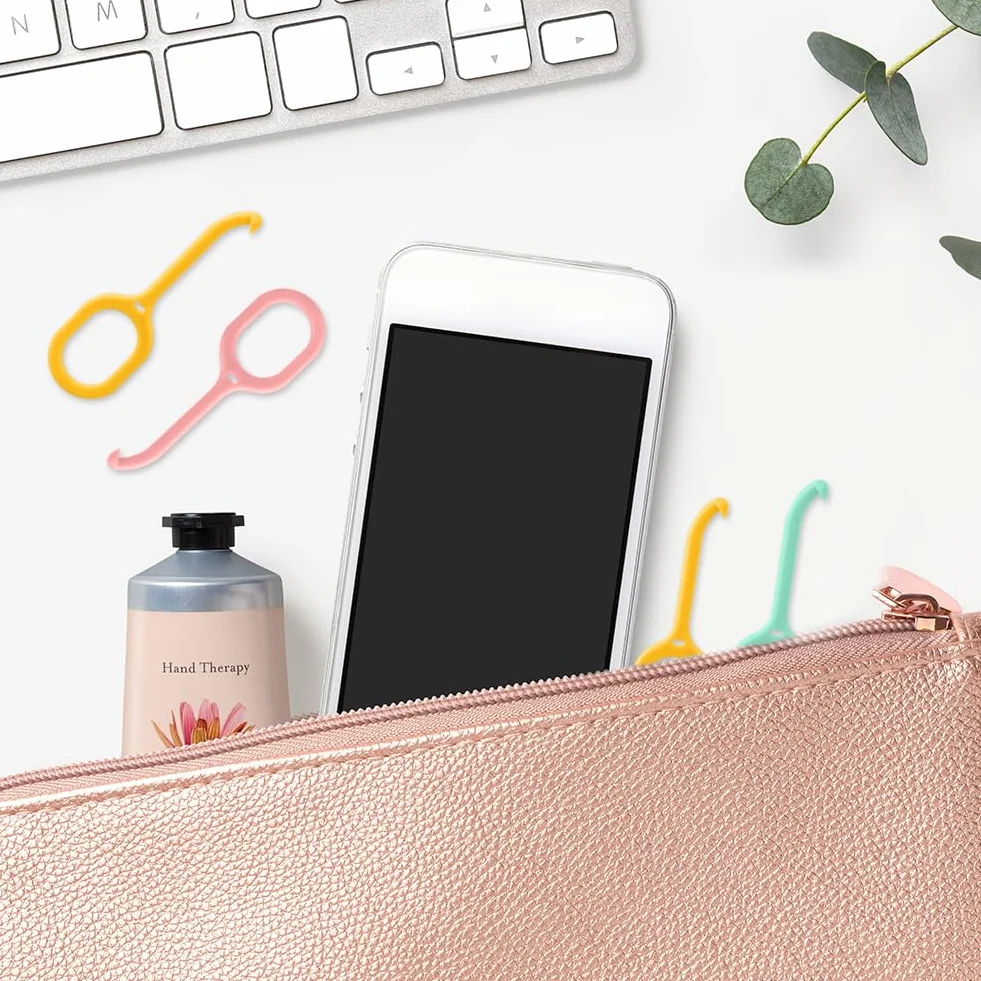 OFFCUP Niewidzialny Aligner do aparatów ortodontycznych, 12 sztuk narzędzi do usuwania wyrównujących urządzeń, przenośne usuwanie wyrównujących, do higieny jamy ustnej (owalny)