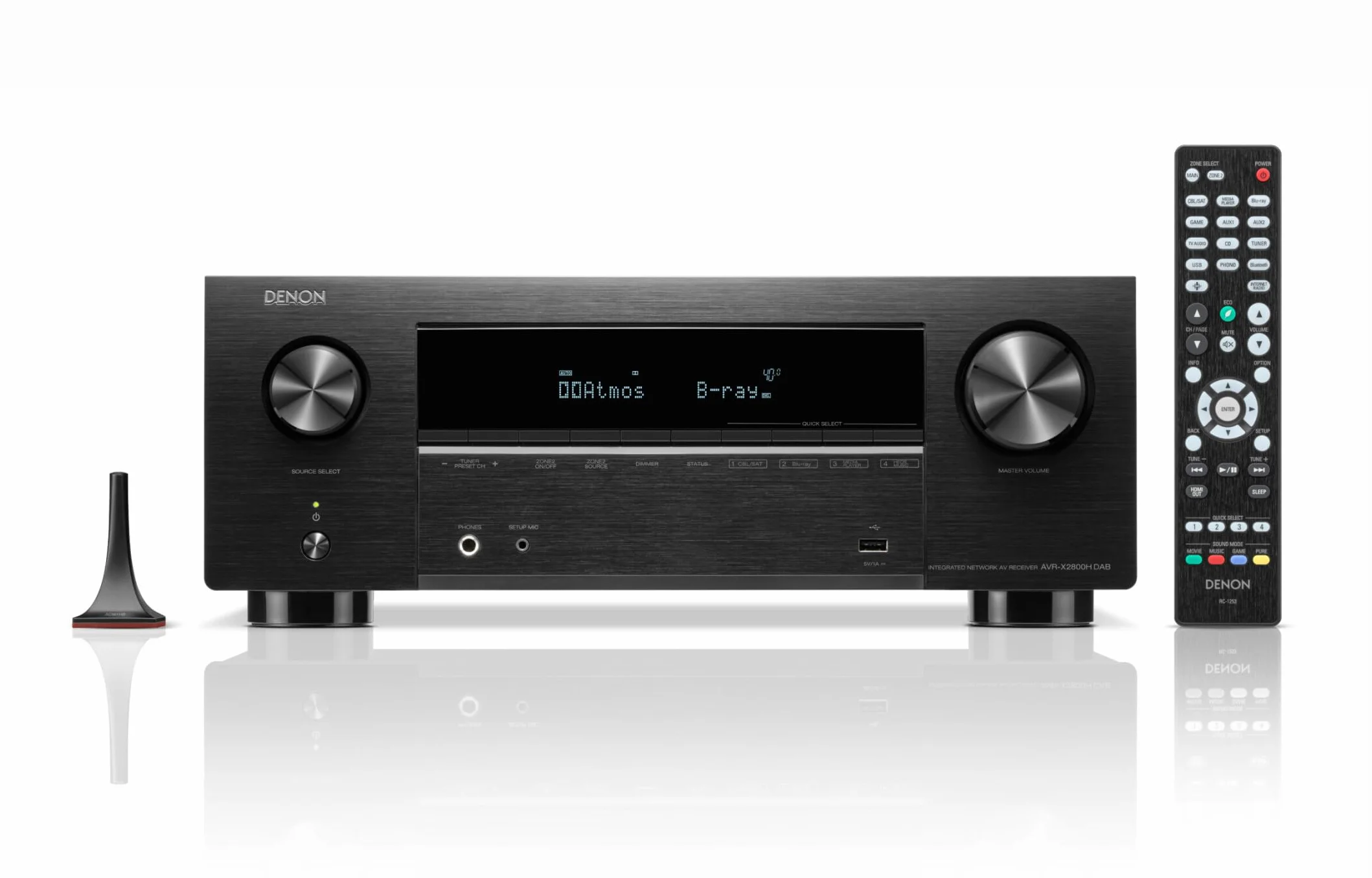 Denon AVR-X2800H DAB Odbiornik Av, Czarny, 150 W