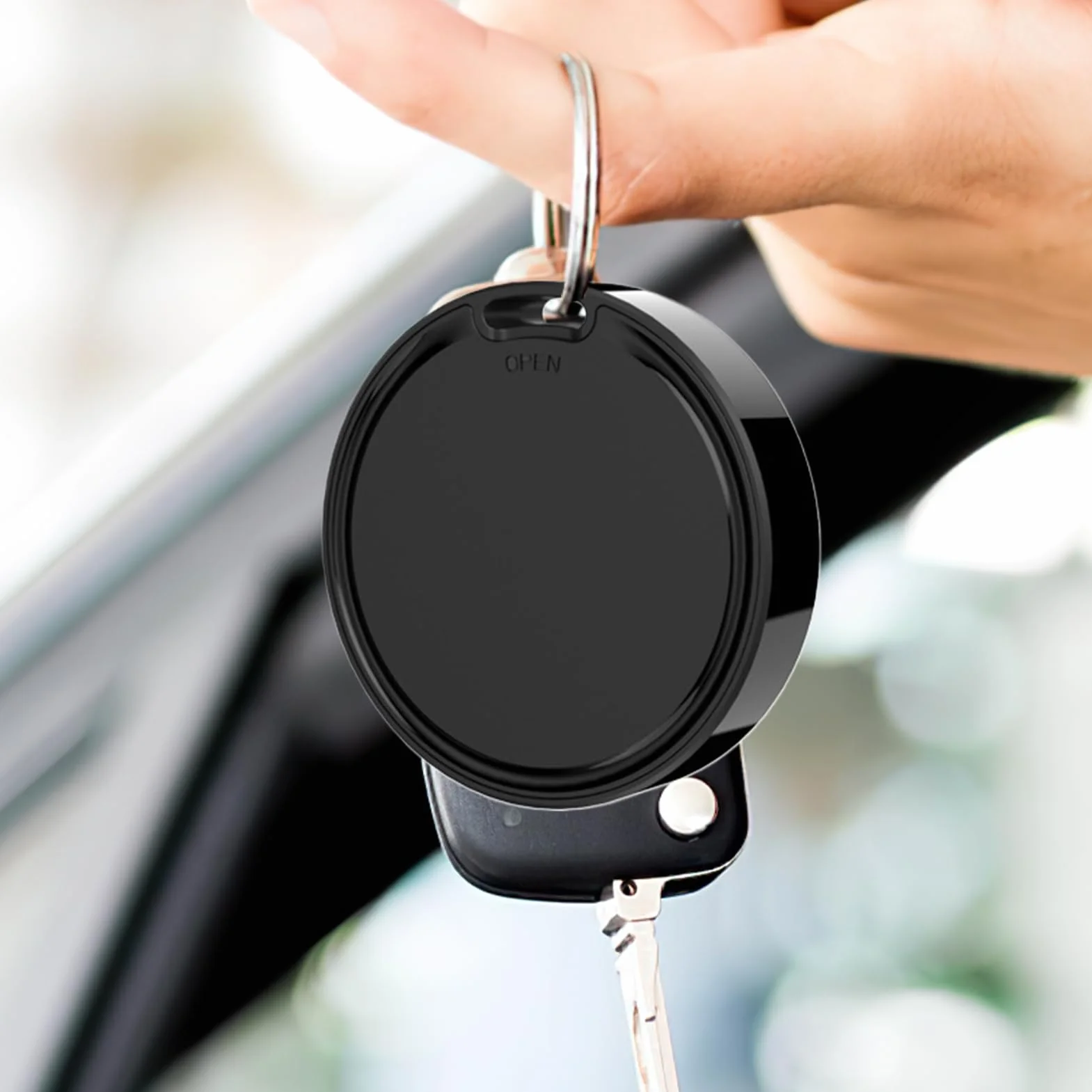 Bezprzewodowy lokalizator GPS antykradzieżowy kompaktowy do bagażu roweru dzieci zwierząt