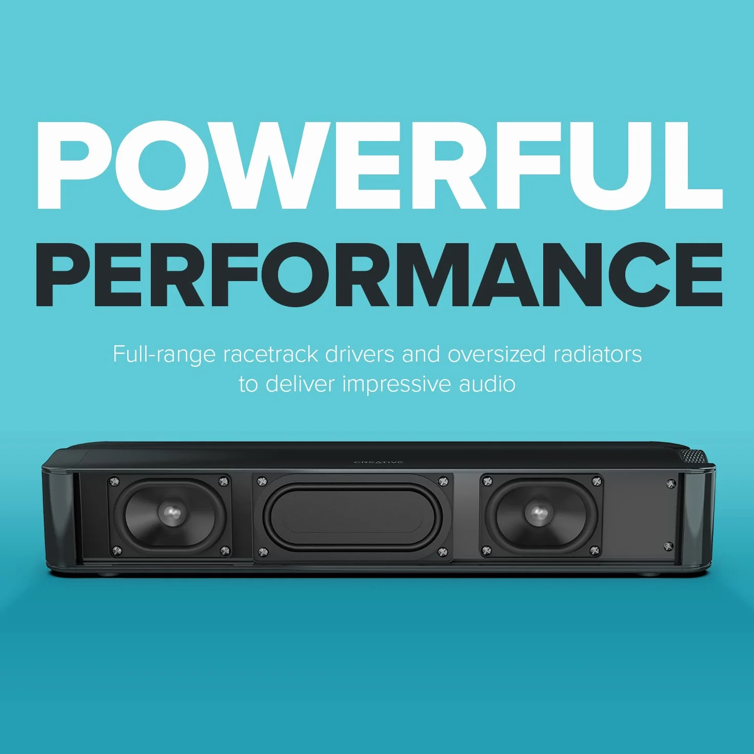 Creative Stage Se MF8410 Soundbar Głośnik Czarny