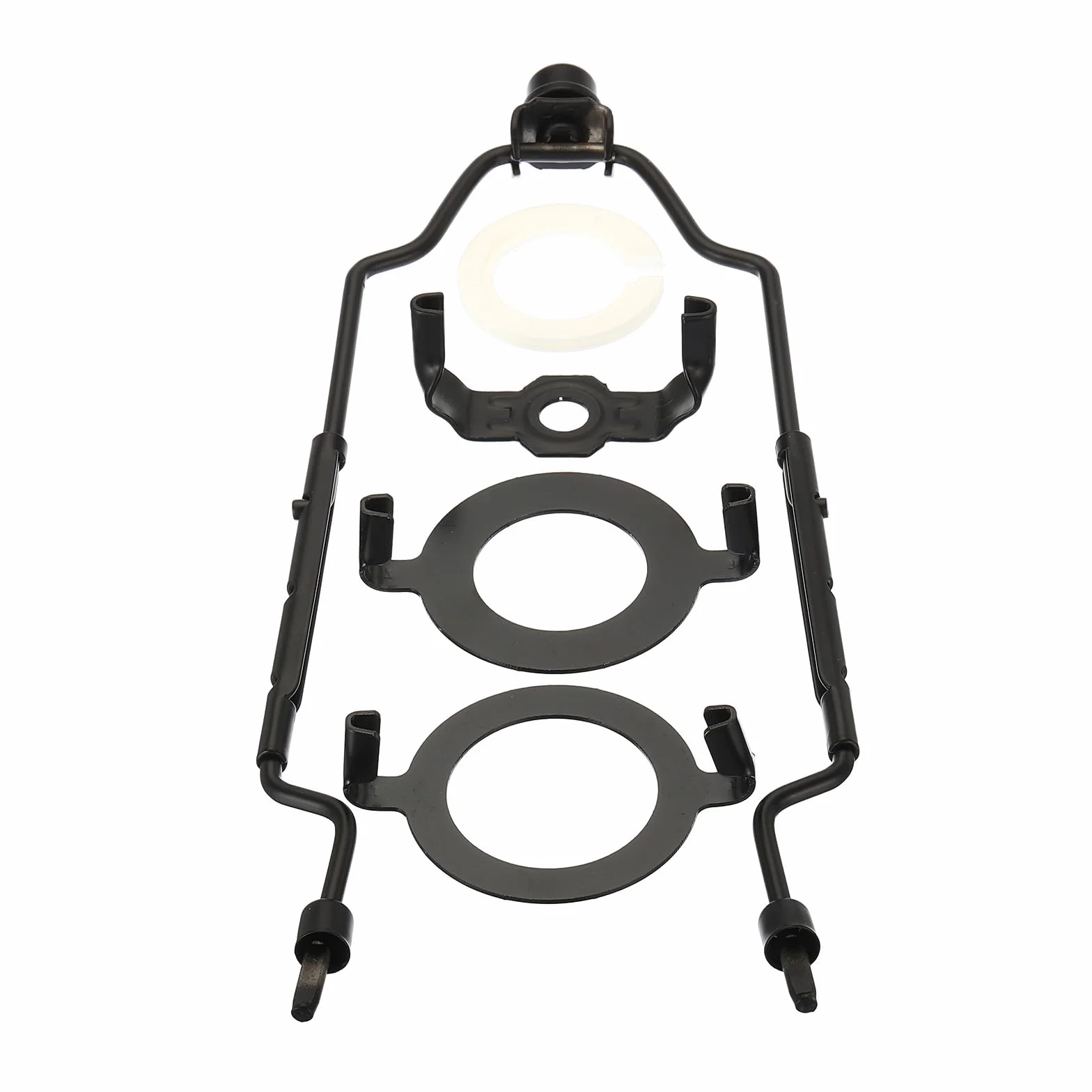 PATIKIL 8 9 10 11" lampa harfa zestaw z końcówką, regulowany abażur uchwyt uchwyt 3/8 IP E14 E26 E27 oświetlenie cokołu do stołu, lampy podłogowej, kolor czarny
