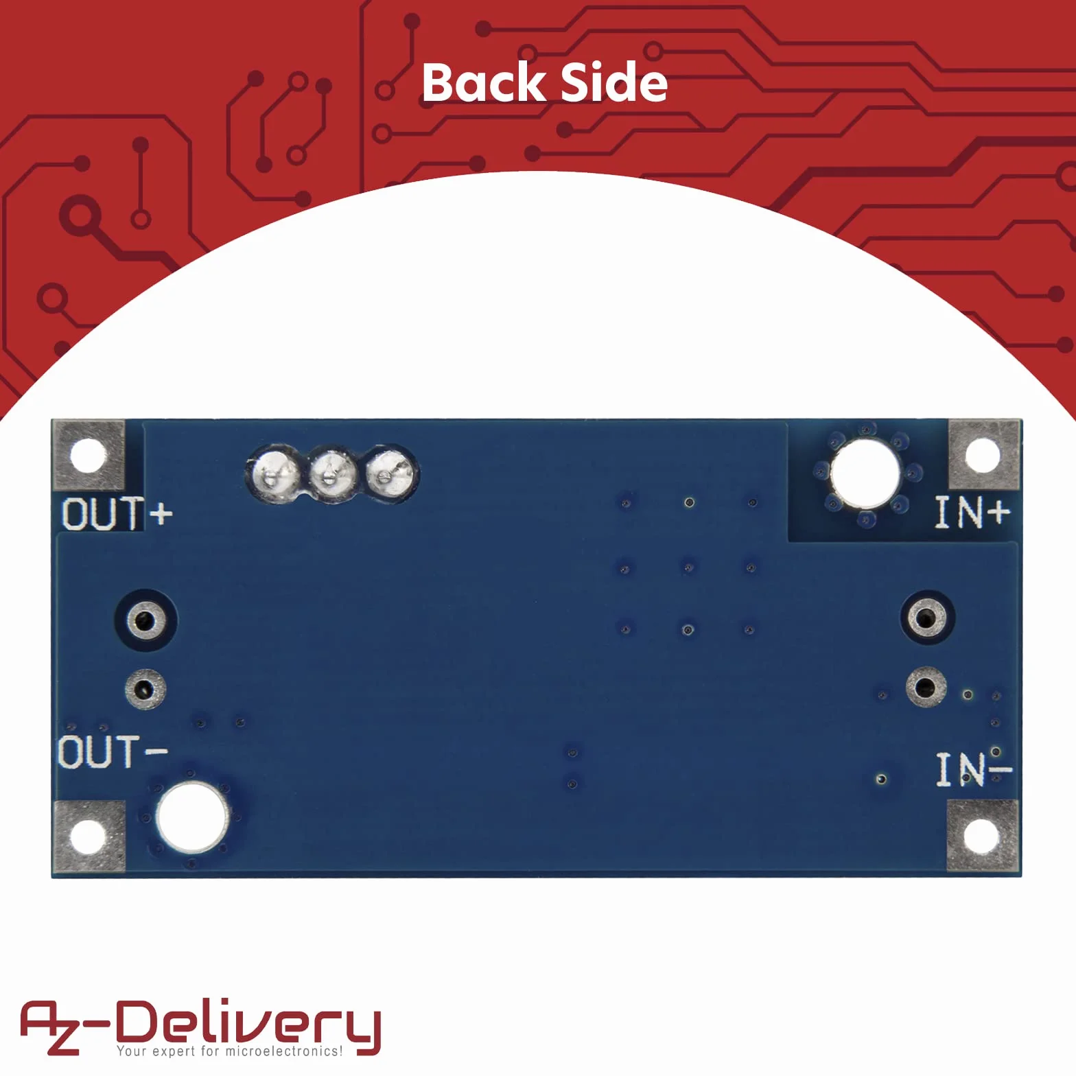 AZDelivery LM2596S DC-DC zasilacz krok w dół moduł kompatybilny z Arduino