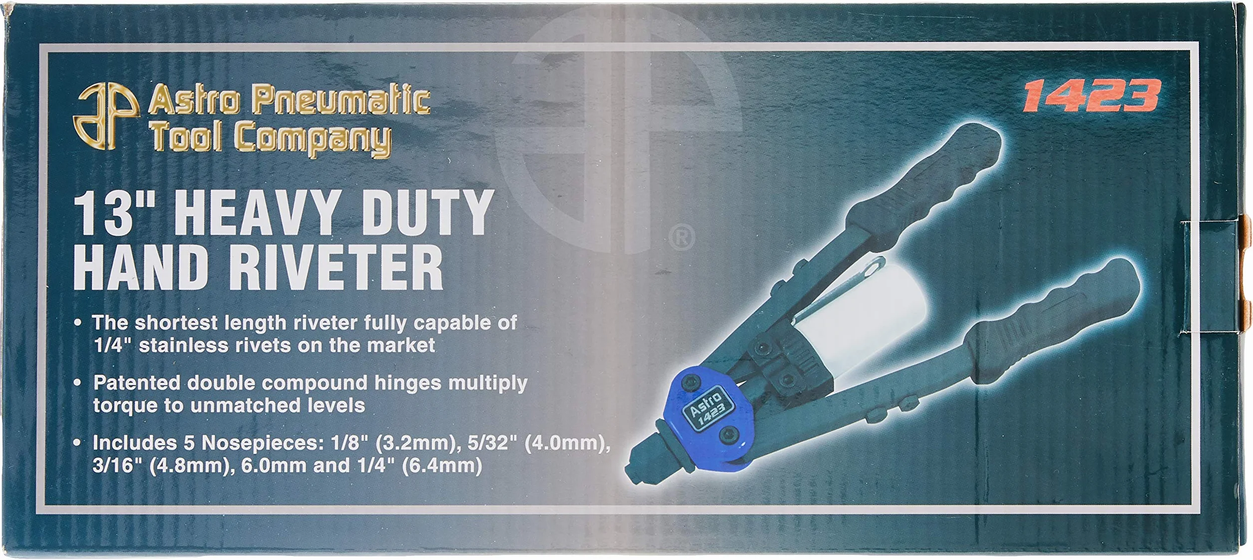 Astro Pneumatic Tool 1423 1/4" Heavy Duty 33 cm Nitownica ręczna