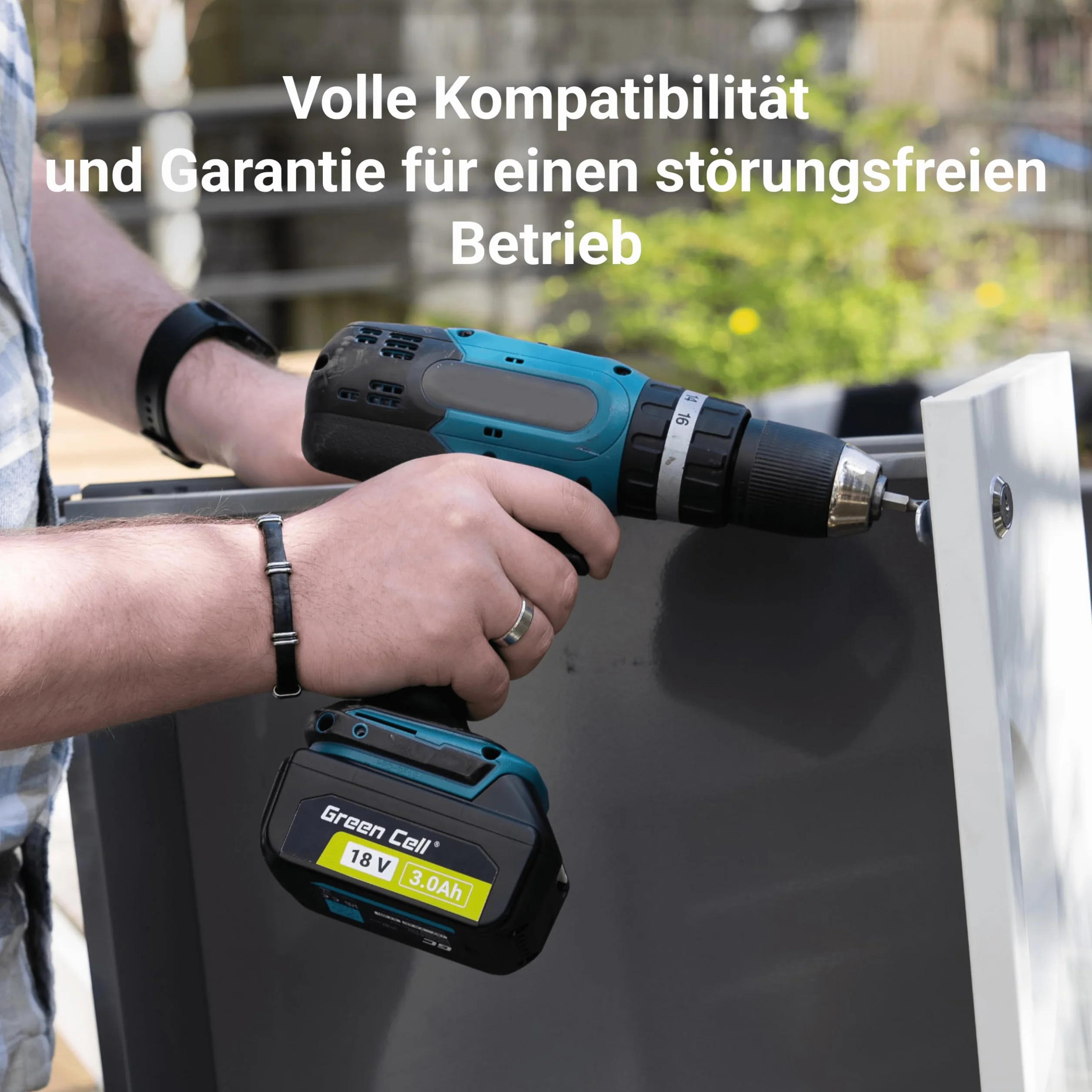Akumulator Green Cell 18V 5Ah Li-Ion do elektronarzędzi Makita LXT — Wysokiej Jakości Zamiennik, Wskaźnik LED Naładowania, Zoptymalizowana Wydajność i Trwałość